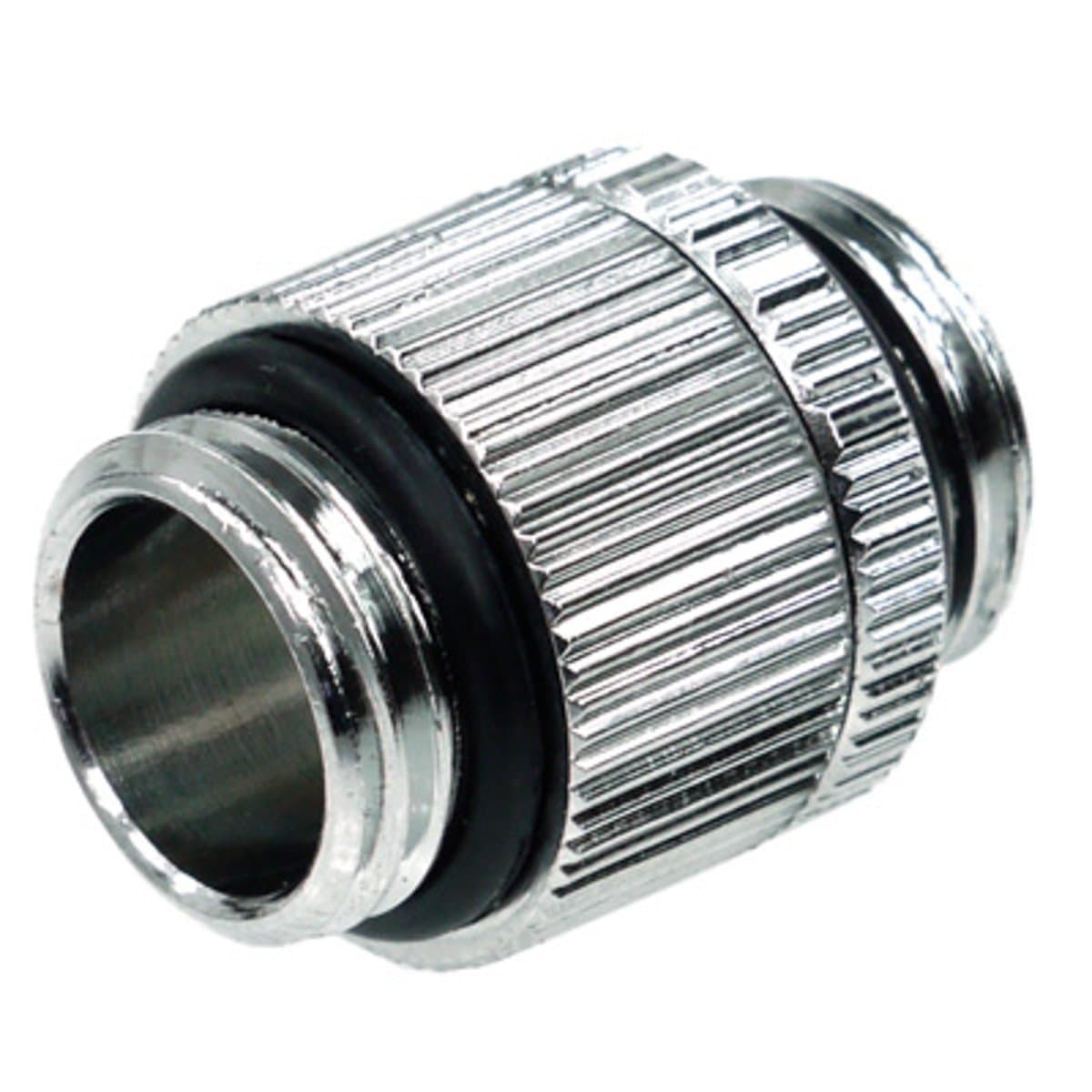 Адаптер Alphacool HF, Двоен нипел, G1/4 - G1/4, Въртящ се, Сребрист