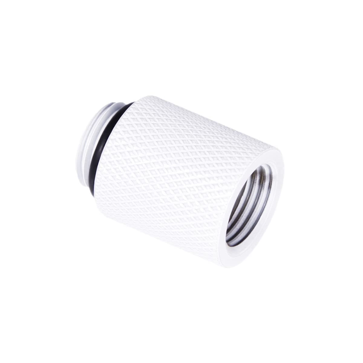 Удължител Alphacool Eiszapfen, 20 mm, G1/4 вънжна към G1/4 вътрешна резба, Бял