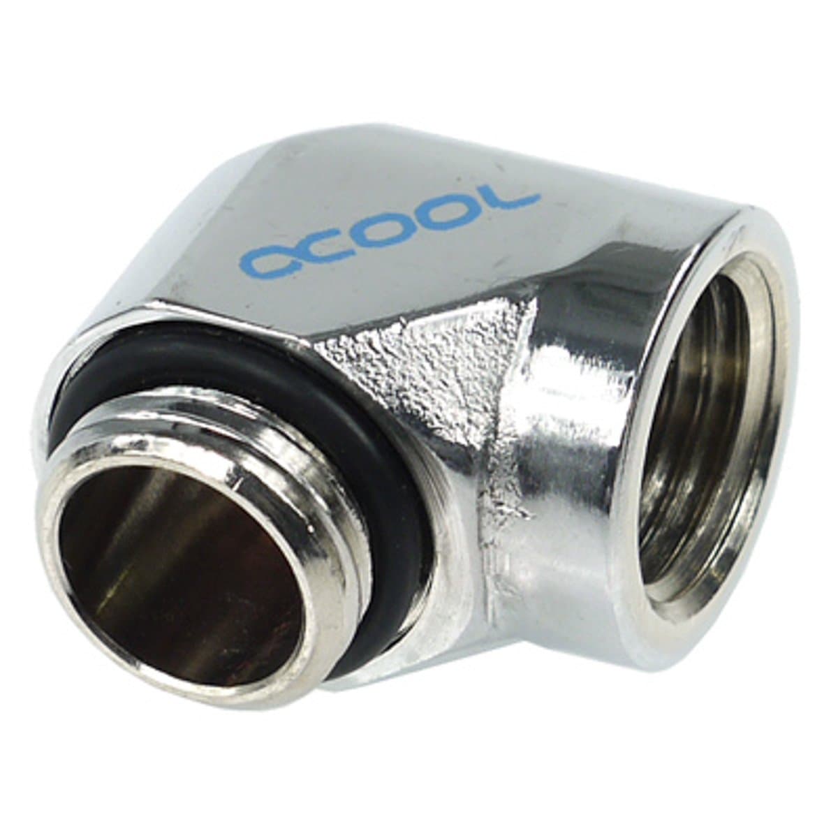 Адаптер Alphacool HF, G1/4 външна резба - G1/4, вътрешна резба, Сребрист