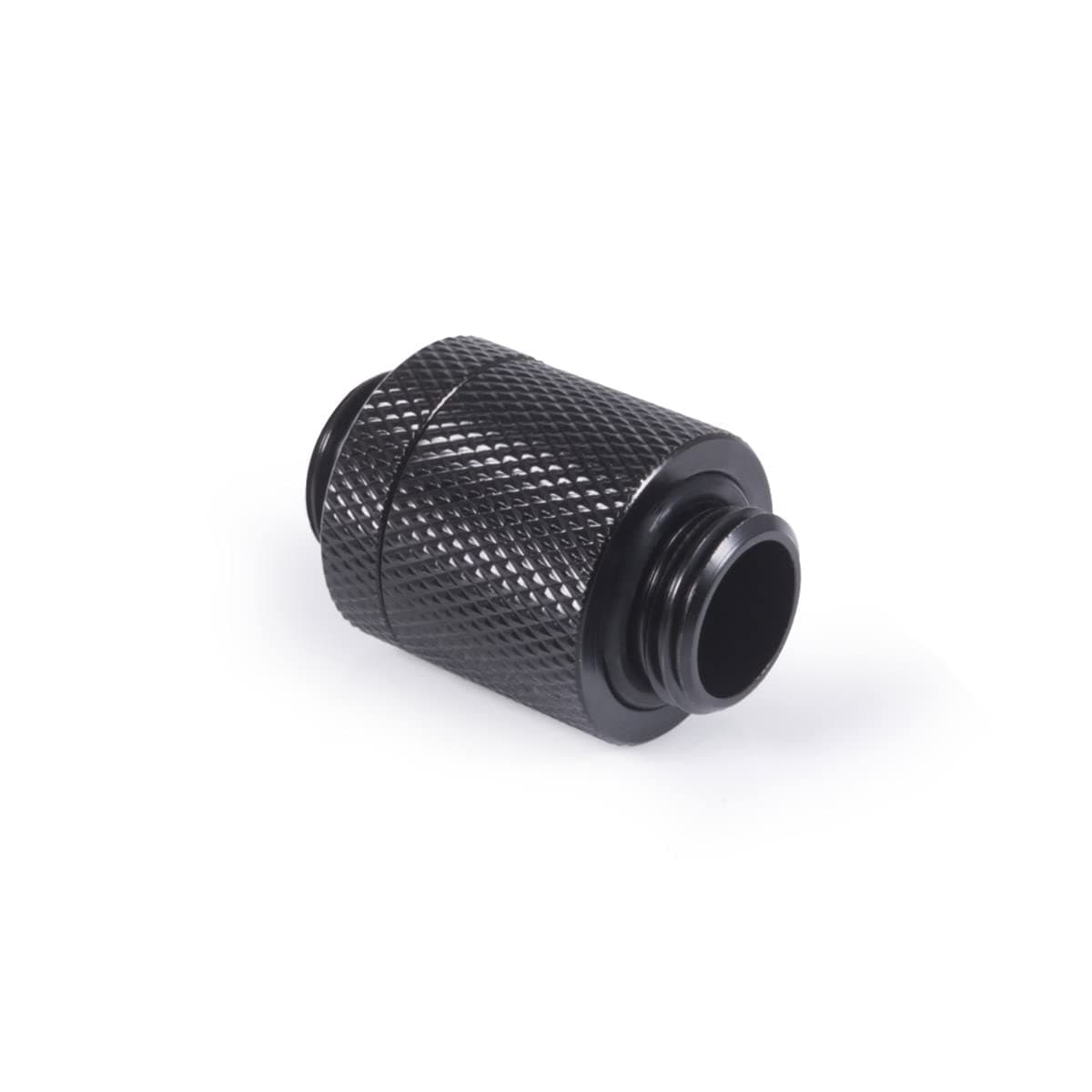 D-Plug Alphacool ES, 20mm, G1/4 AG auf G1/4 AG, Черен мат