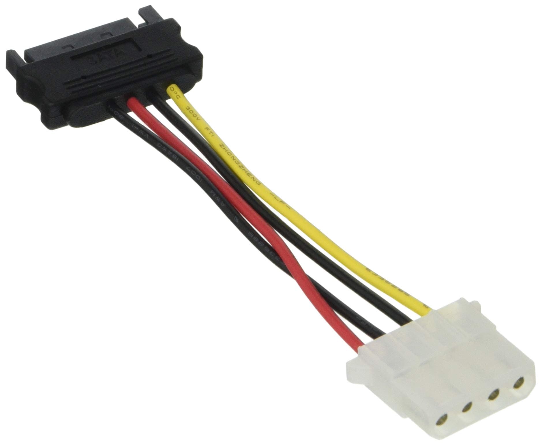 Кабел DeLock Power Cable SATA 15 pin мъжко към 4 pin женско, 12 cm