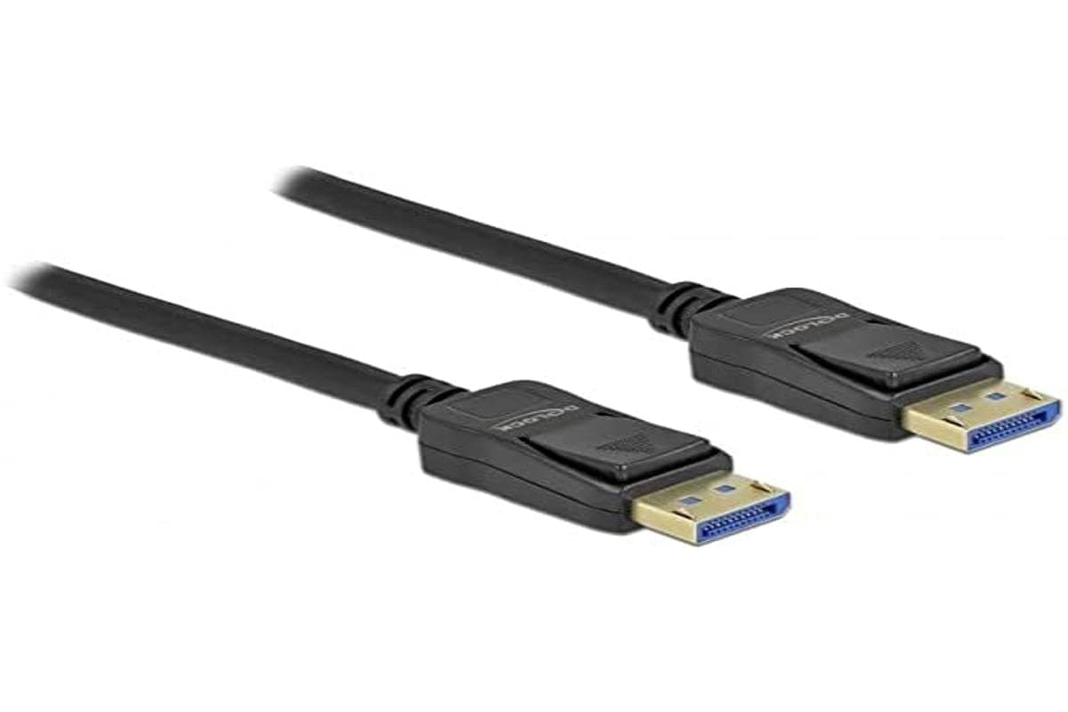Кабел Delock DisplayPort 2.0 мъжко - DisplayPort 2.0 мъжко, 3.0м, 54 Gb/s, Черен