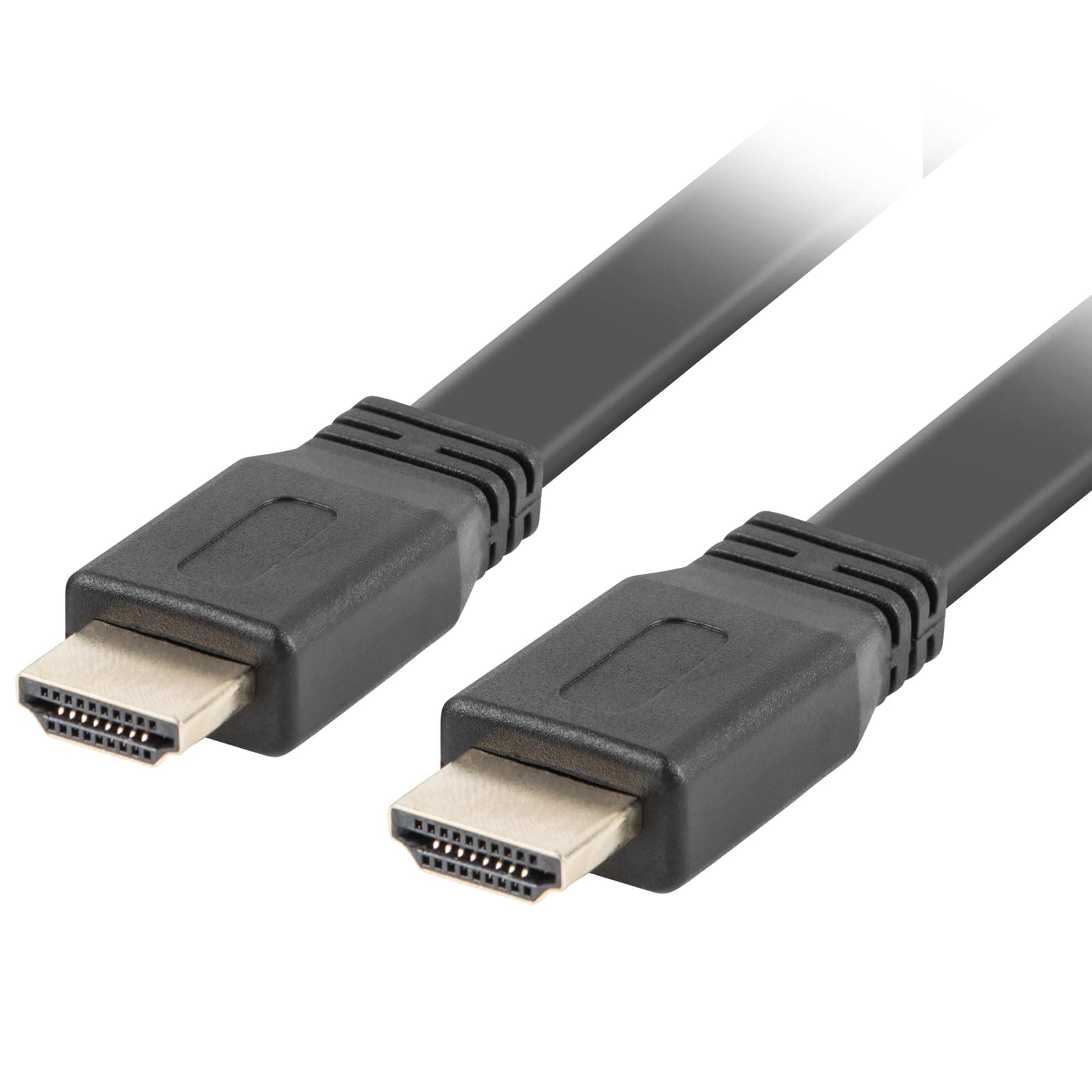 Lanberg HDMI M/M V2.0 cable 5m, 4K flat, black