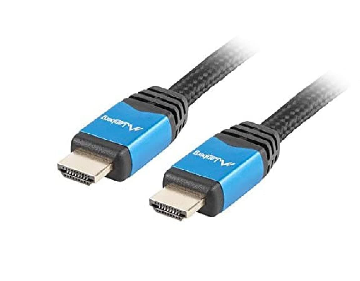 Lanberg HDMI M/M V2.0 cable 1m CU, black premium