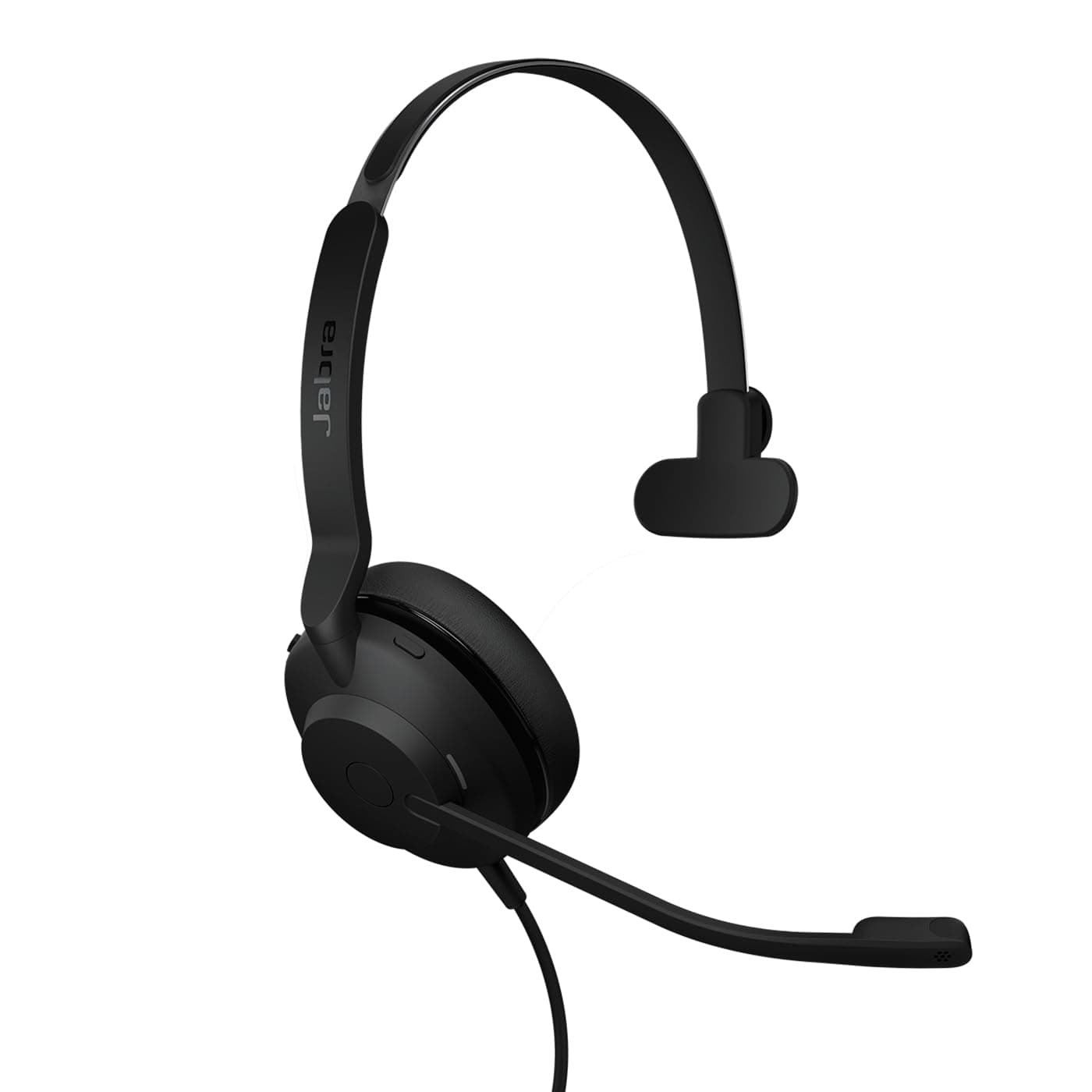 Слушалки Jabra Evolve2 30 S MS Mono, USB-A, микрофон, моно слушалка, 28mm драйвери, сертифицирани за Microsoft Teams, черни