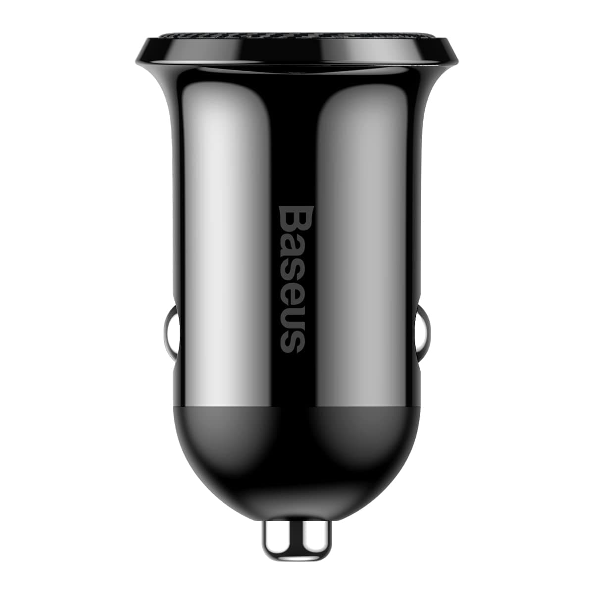 Зарядно за кола Baseus Grain Pro Black CCALLP-01, от автомобилна запалка към 2x USB A(ж), 5V, 2.4A, черно