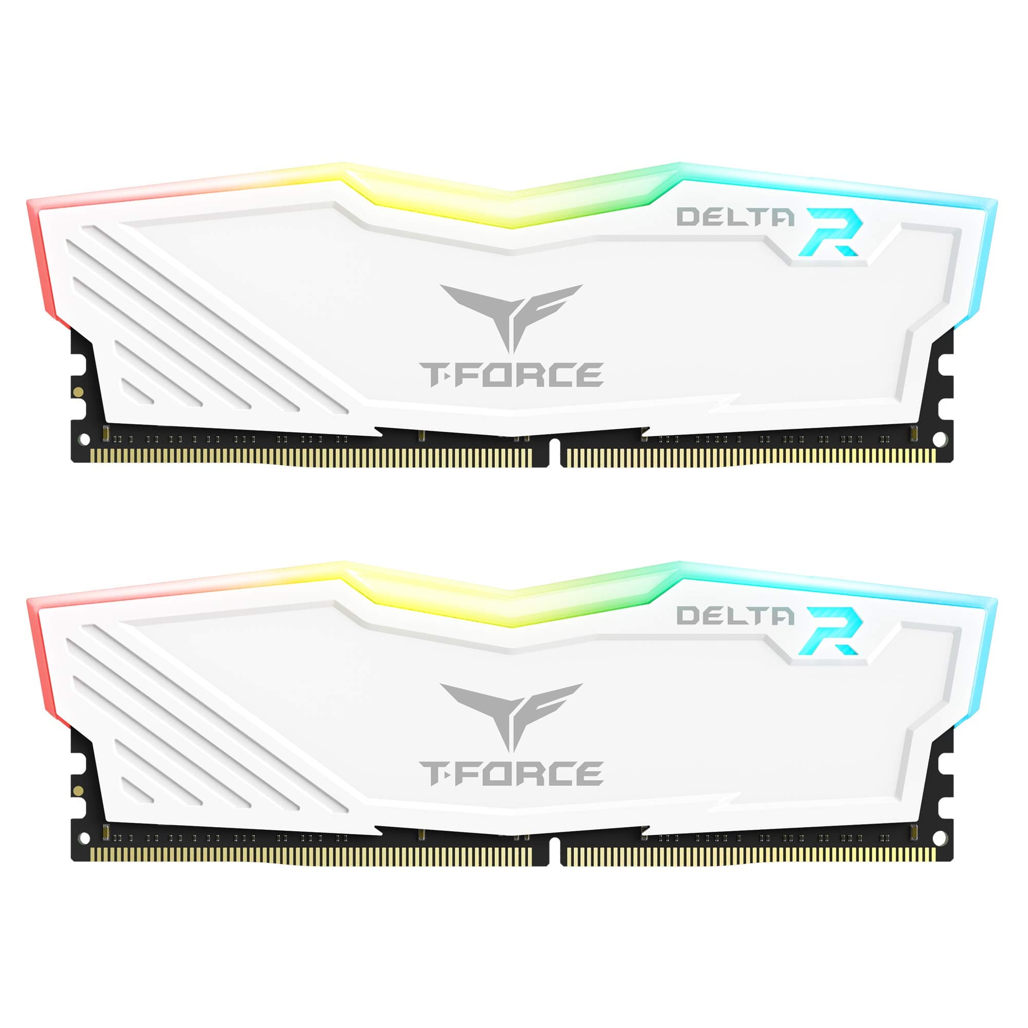 Памет Team Group T-Force Delta RGB White DDR4 16GB (2x8GB) 3200MHz 1.35V