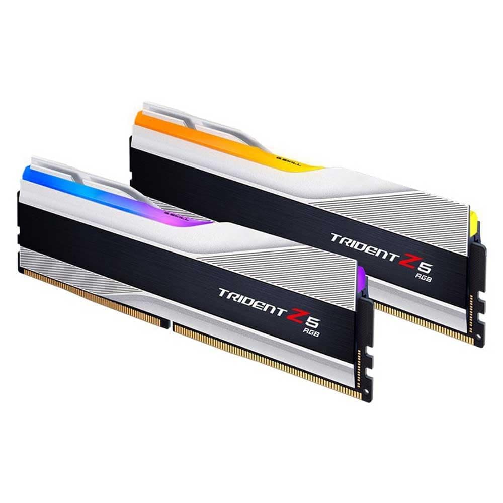 Памет G.SKILL Trident Z5 Silver RGB 32GB(2x16GB) DDR5 6000MHz F5-6000J3636F16GX2-TZ5RS