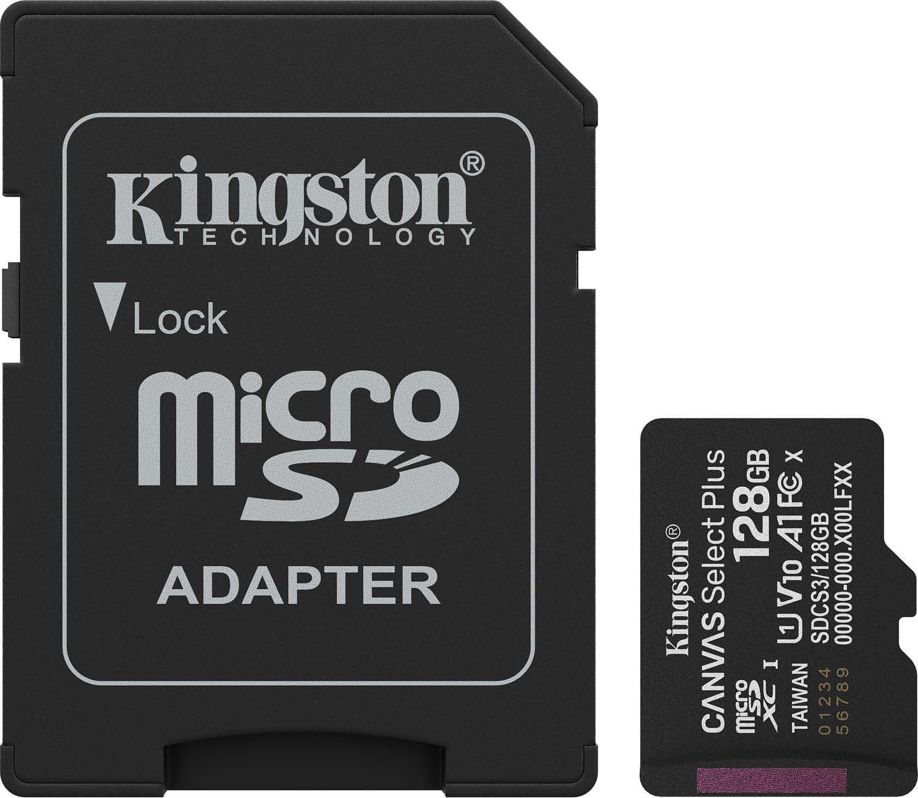 Карта памет Kingston Canvas Select Plus, microSDXC 128GB