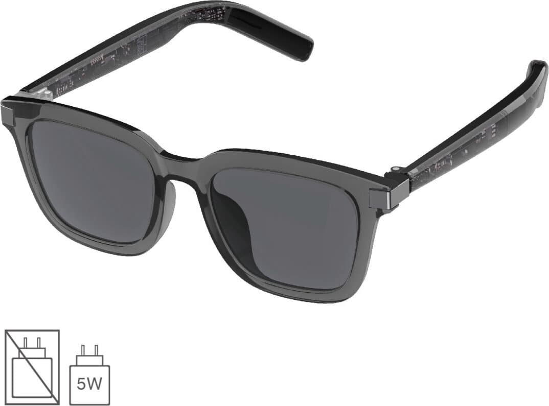 Слънчеви аудио очила - 4smarts Lucid SoundGlasses Bluetooth Sunglasses (черен-прозрачен)