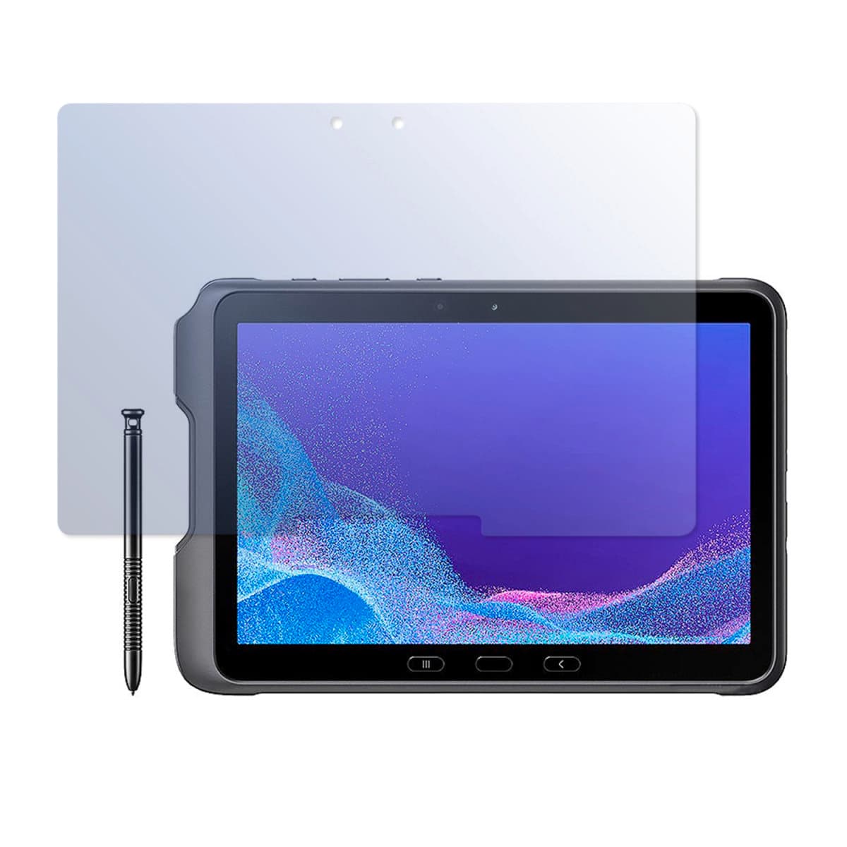 Калено стъклено защитно покритие за дисплея на Samsung Galaxy Tab Active 4 Pro - 4smarts Second Glass 2.5D (прозрачен)