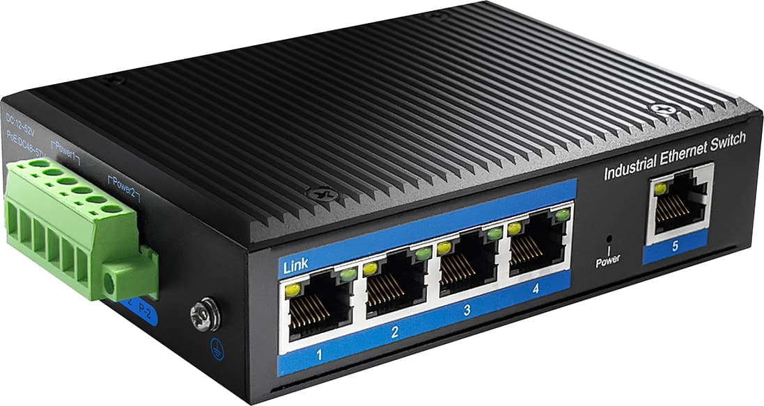 Суич Cudy IG1005P Индустриален 5-Port 10/100/1000M PoE+ Switch 65W