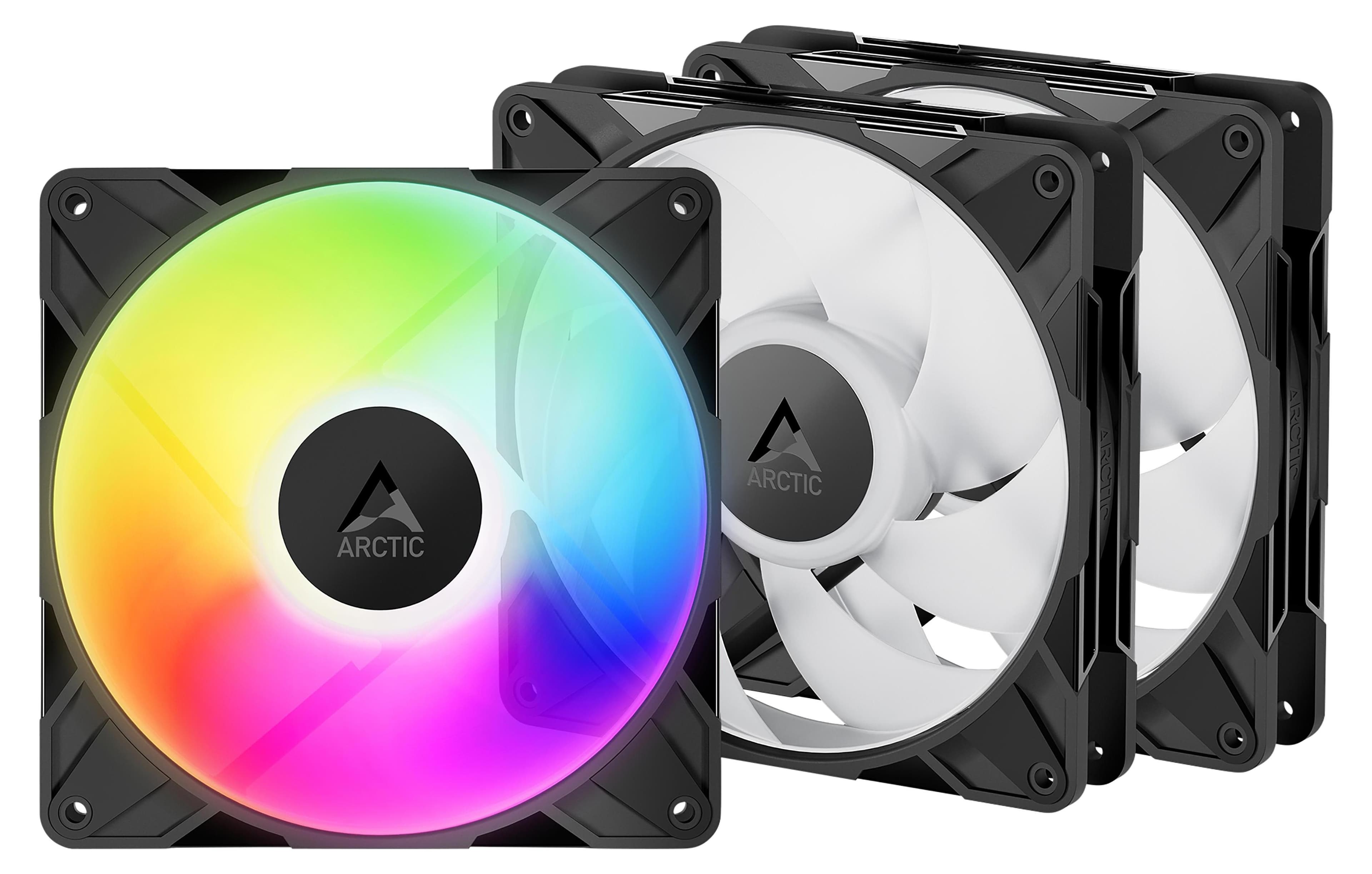 Комплект вентилатори ARCTIC P14 Pro A-RGB - 140mm PWM 3-Pack