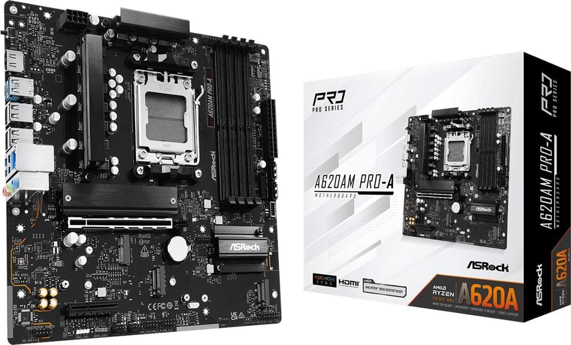 Дънна платка ASRock A620AM PRO-A, AM5