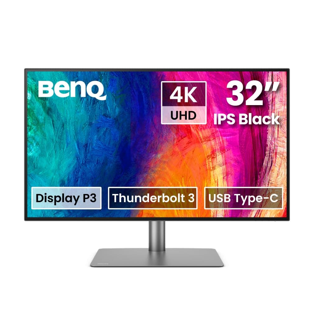Монитор BenQ PD3225U, 32", Wide IPS, 4K, HDMI, DP, Thunderbolt 3, USB 3.1 Hub, HDR10