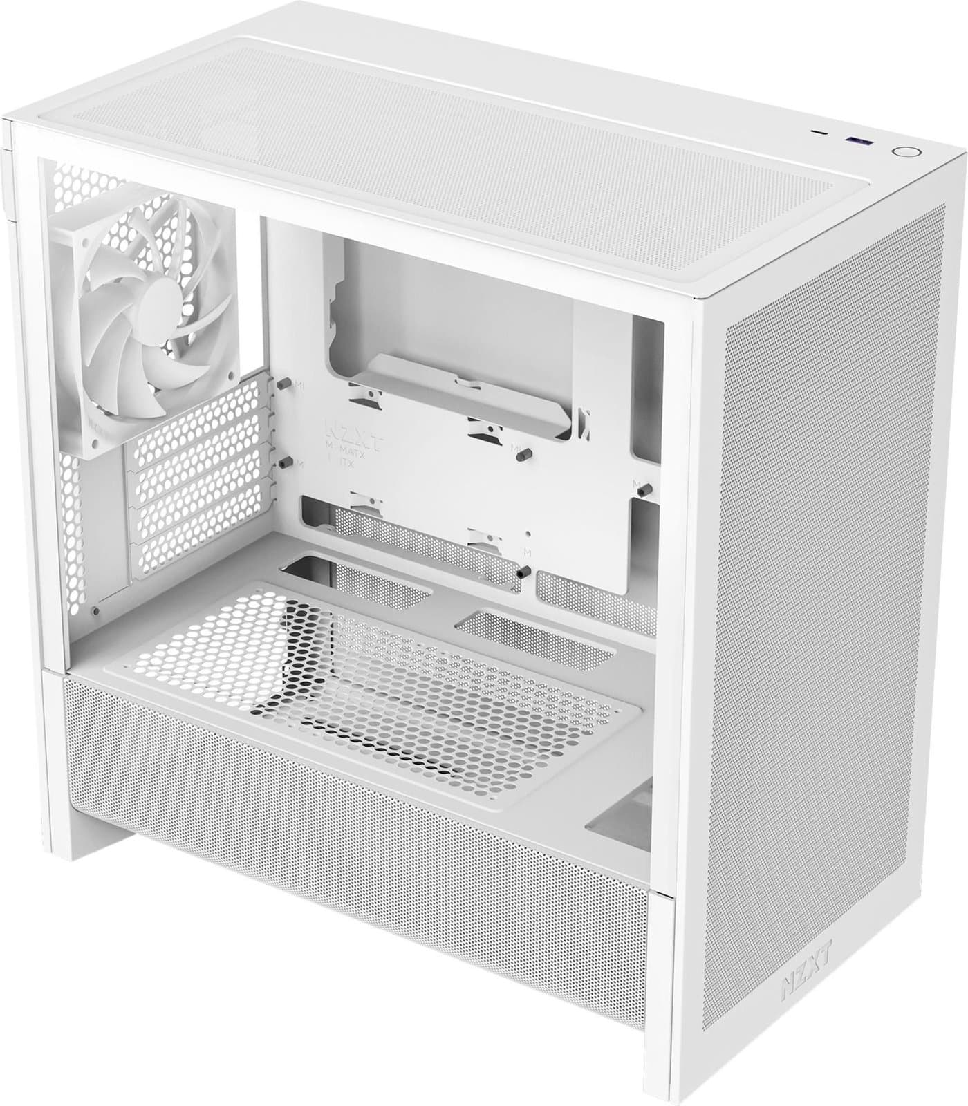 Кутия NZXT H3 Flow 2025 All White Micro-ATX Tower