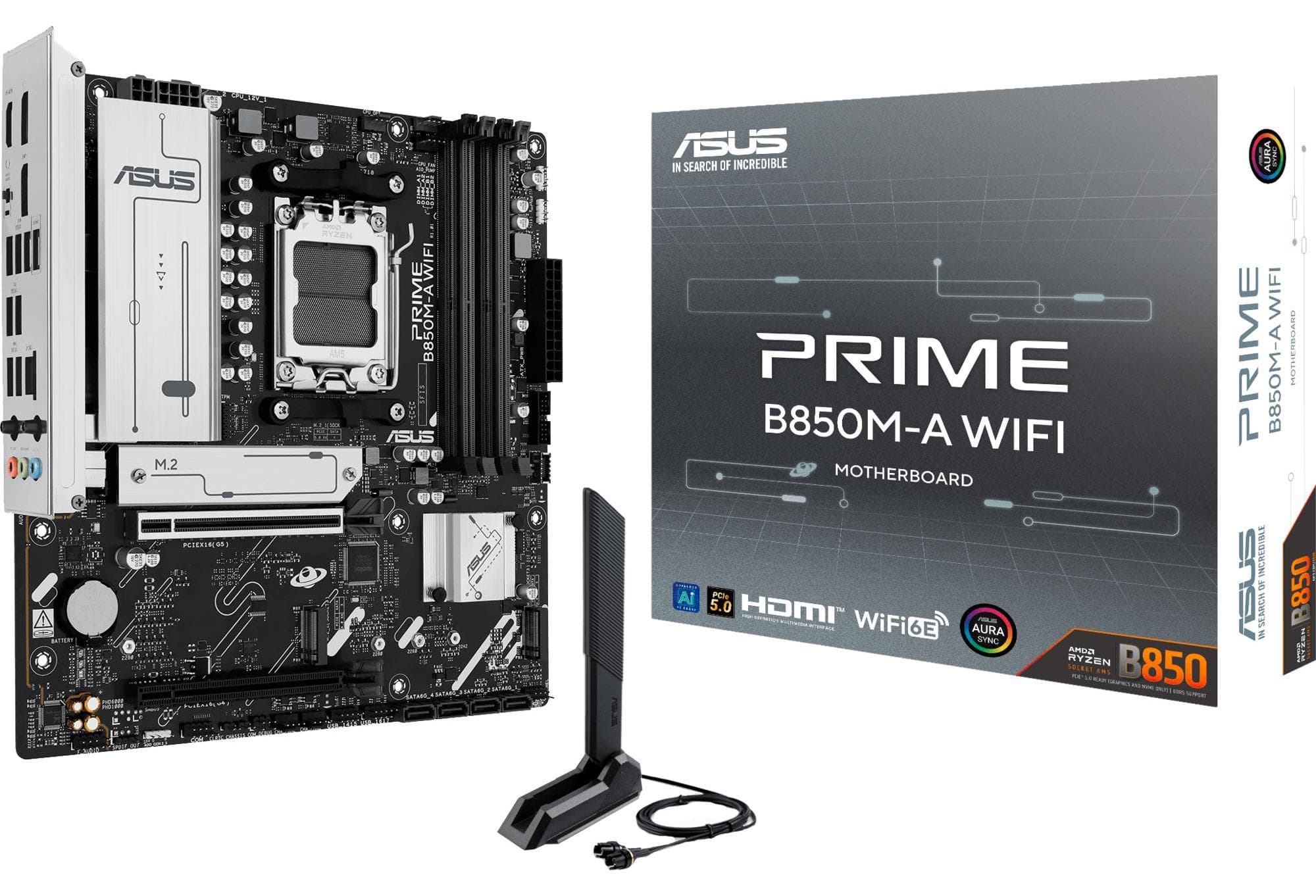 Дънна платка ASUS PRIME B850M-A WIFI 6E socket AM5