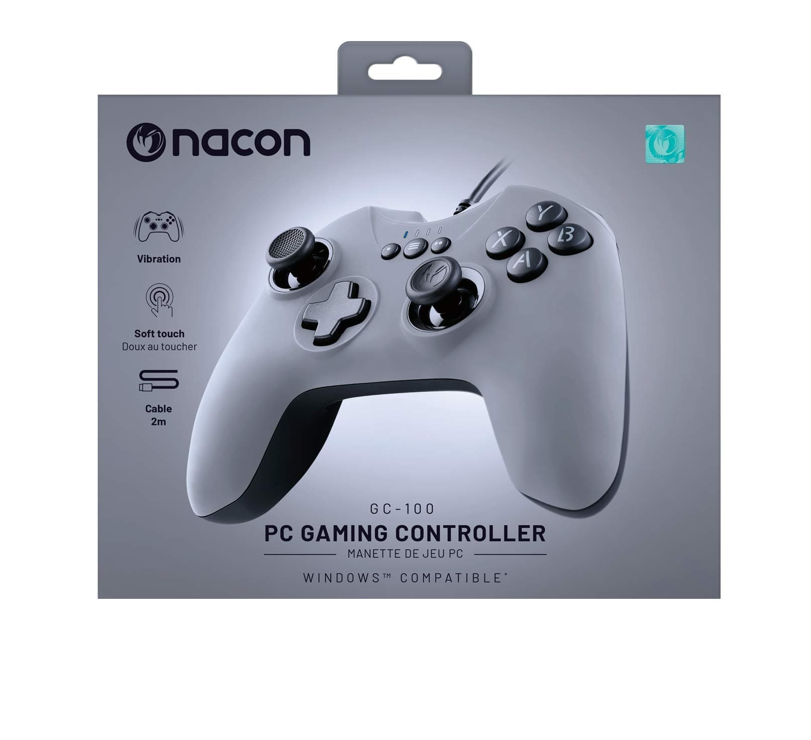 Жичен геймпад Nacon GC-100XF, Сив