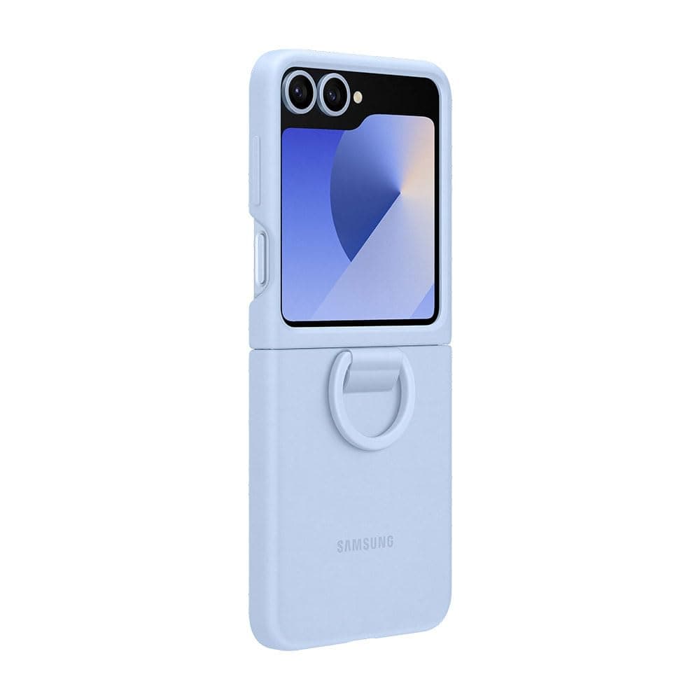 Калъф за Samsung Galaxy Flip6, силиконов, син