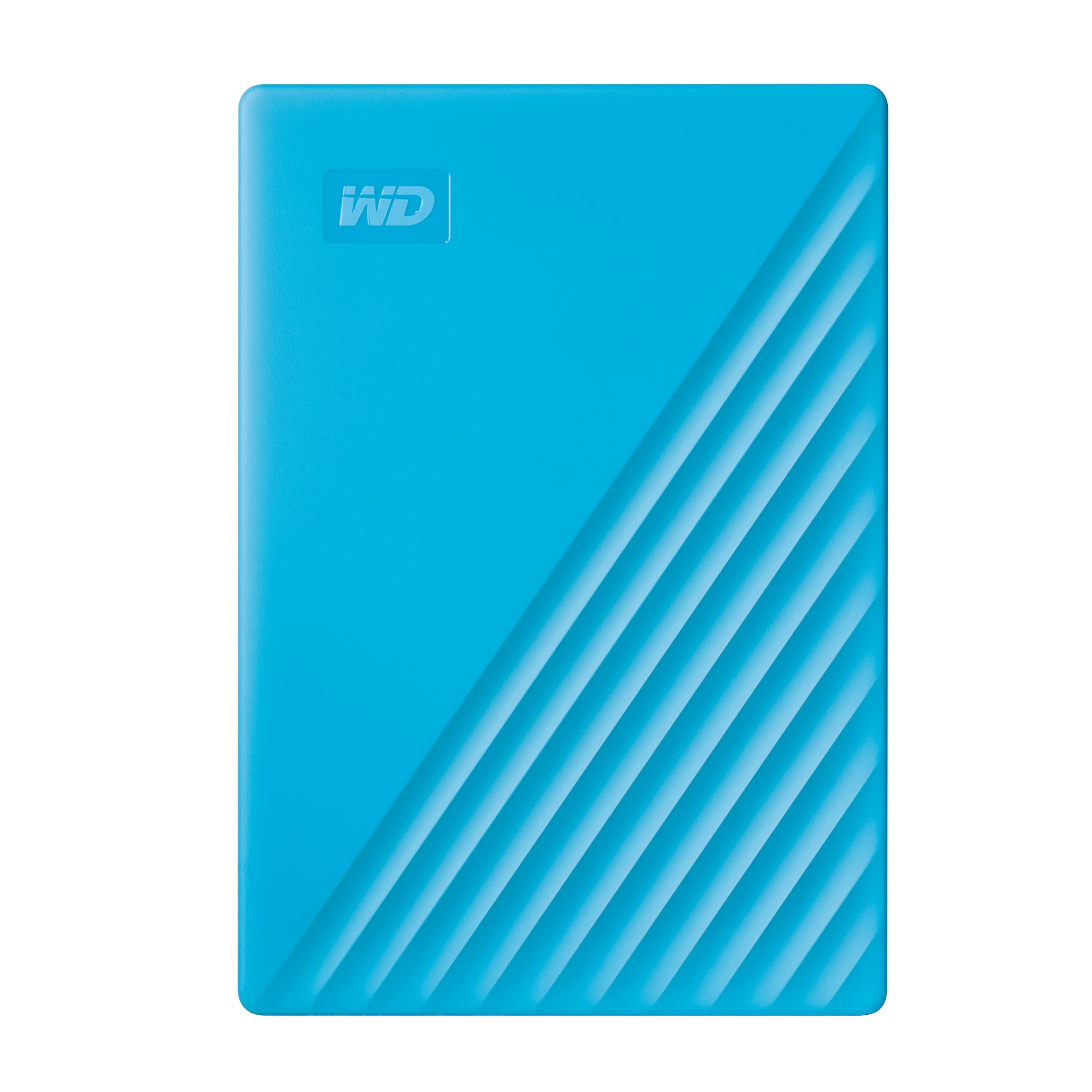 WD My Passport 2TB преносим твърд диск USB 3.0 USB 2.0 съвместим Blue Retail