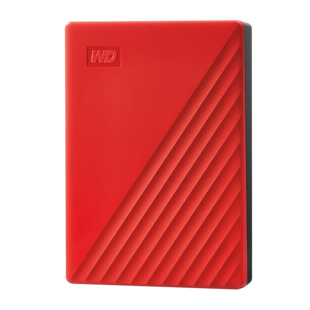 WD My Passport 4TB преносим твърд диск USB3.0 USB2.0 съвместим Червен на дребно