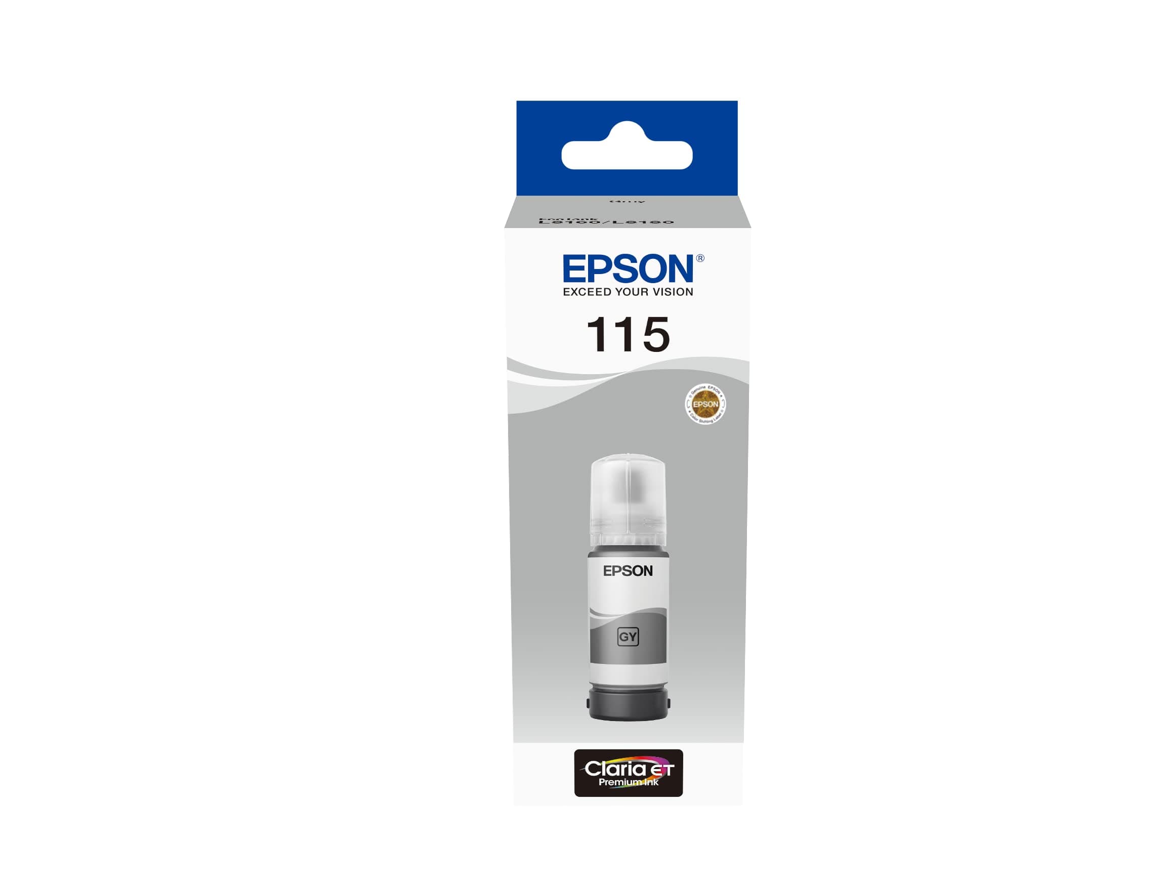 Бутилка с мастило EPSON 1LB 115 EcoTank Grey