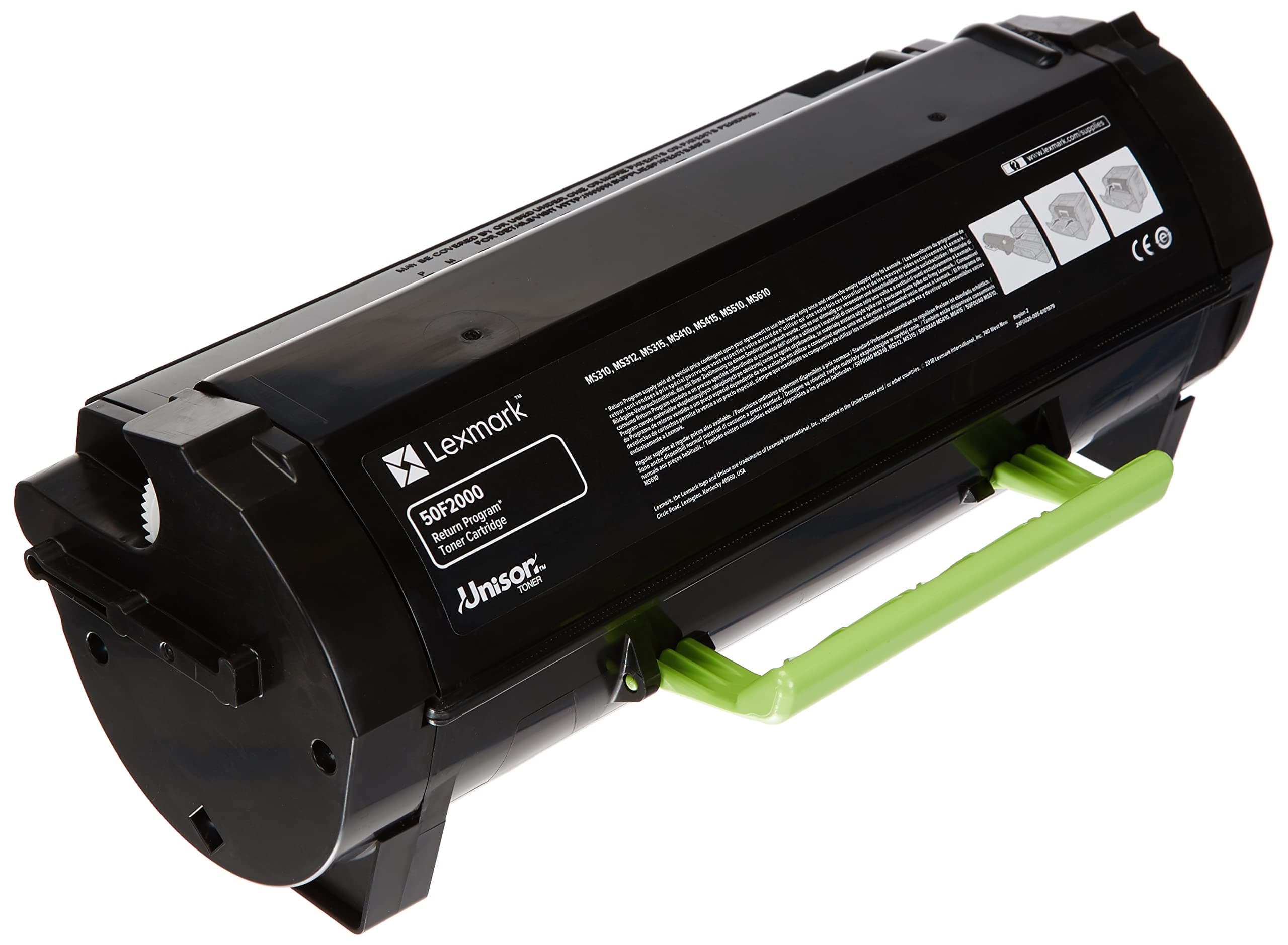 LEXMARK 502 тонер касета черна стандартен капацитет 1500 страници Програма за връщане на 1 опаковка