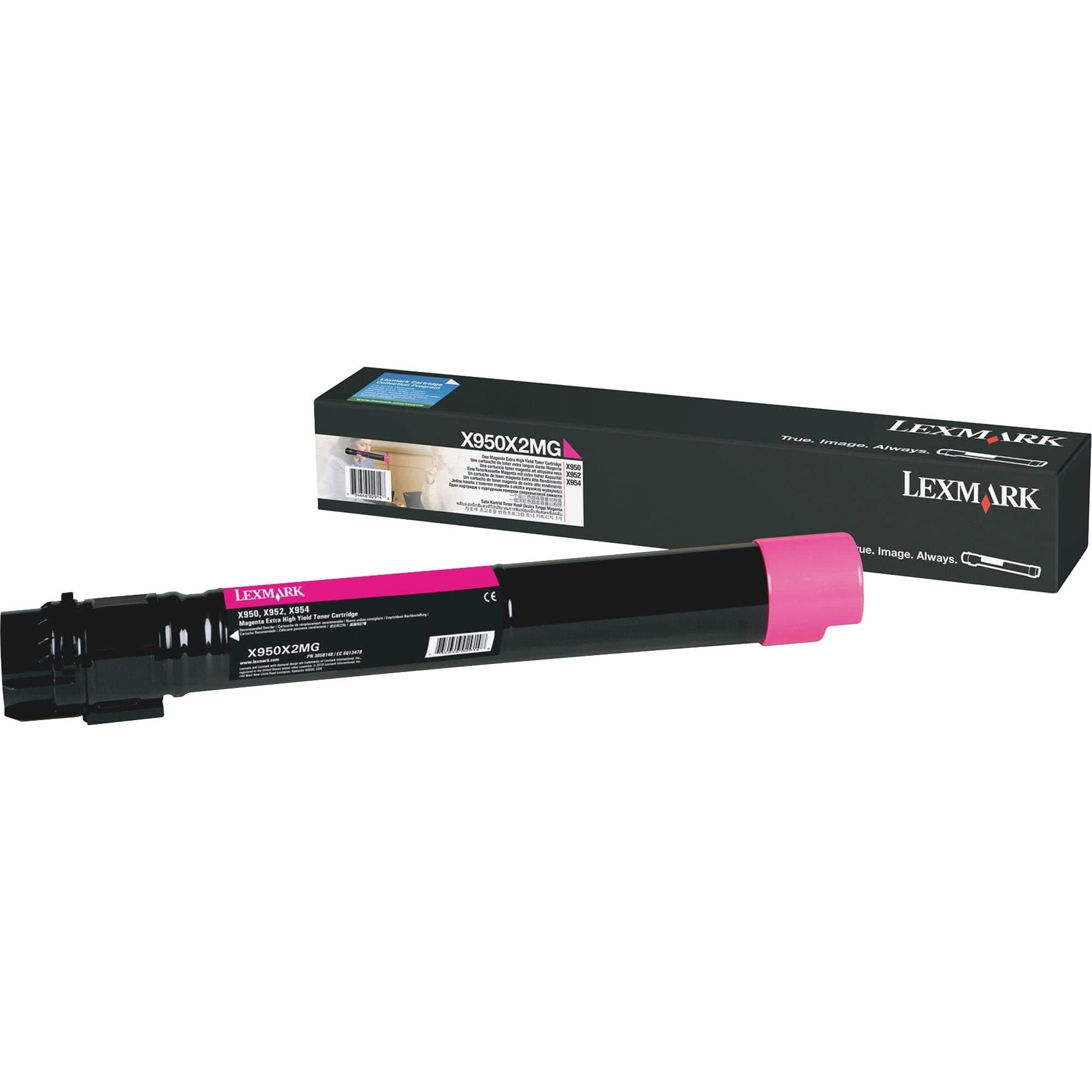 LEXMARK X950 X952 X954 тонер касета магента изключително голям капацитет 22 000 страници 1 опаковка