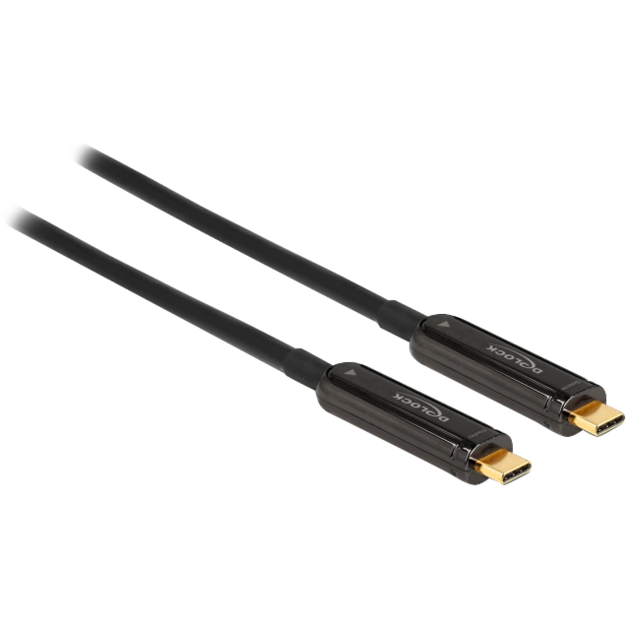 Оптичен видео кабел DeLock, USB-C, 4K 60 Hz, 5m