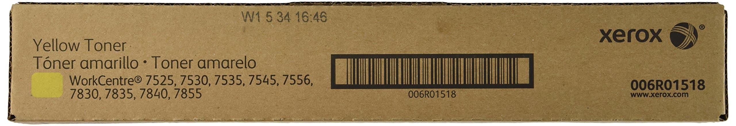 XEROX 006R01518 Жълта тонер касета Продадена WC7545 / WC 7556