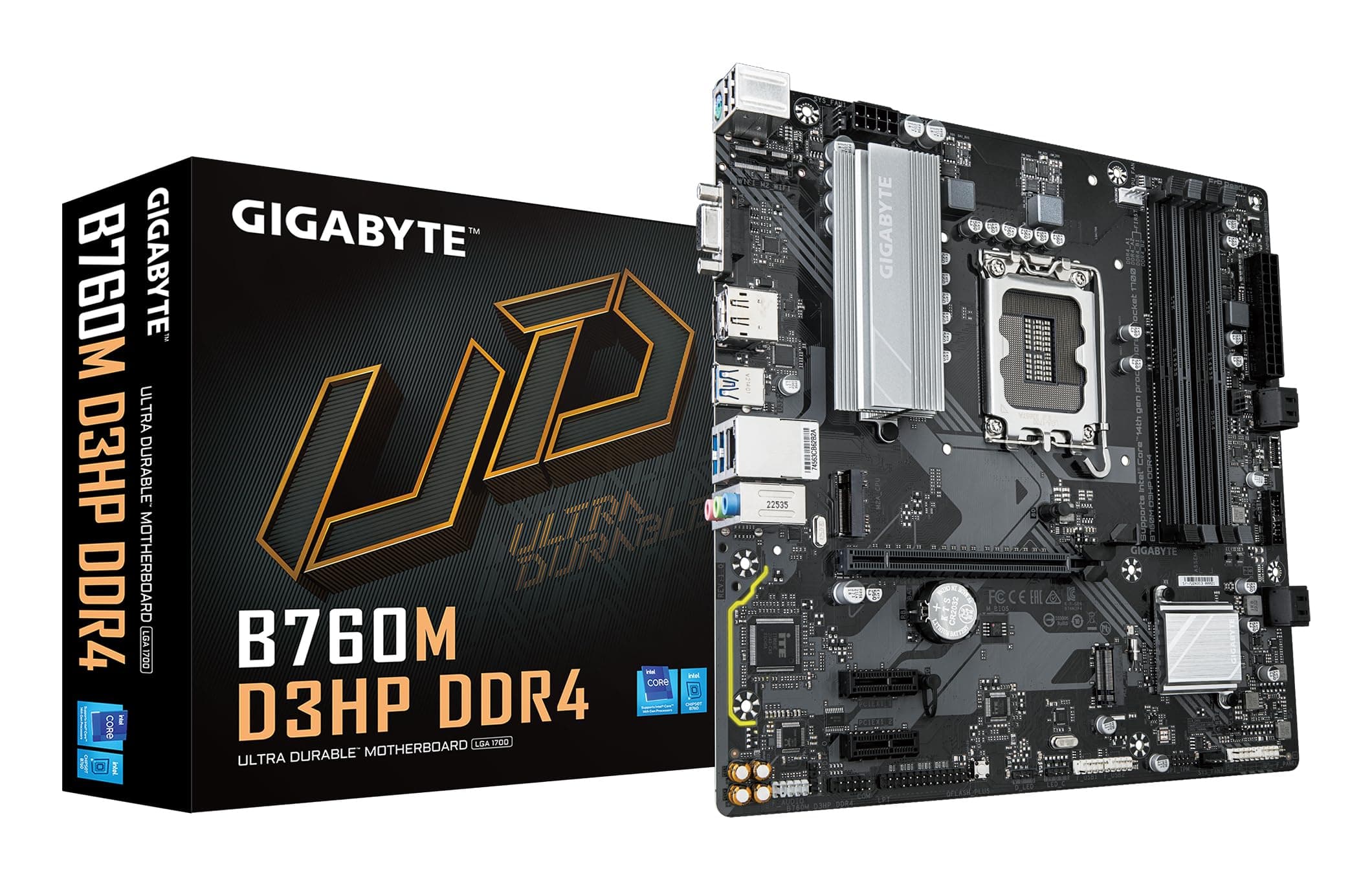 Дънна платка GIGABYTE B760M D3HP DDR4 socket 1700, mATX