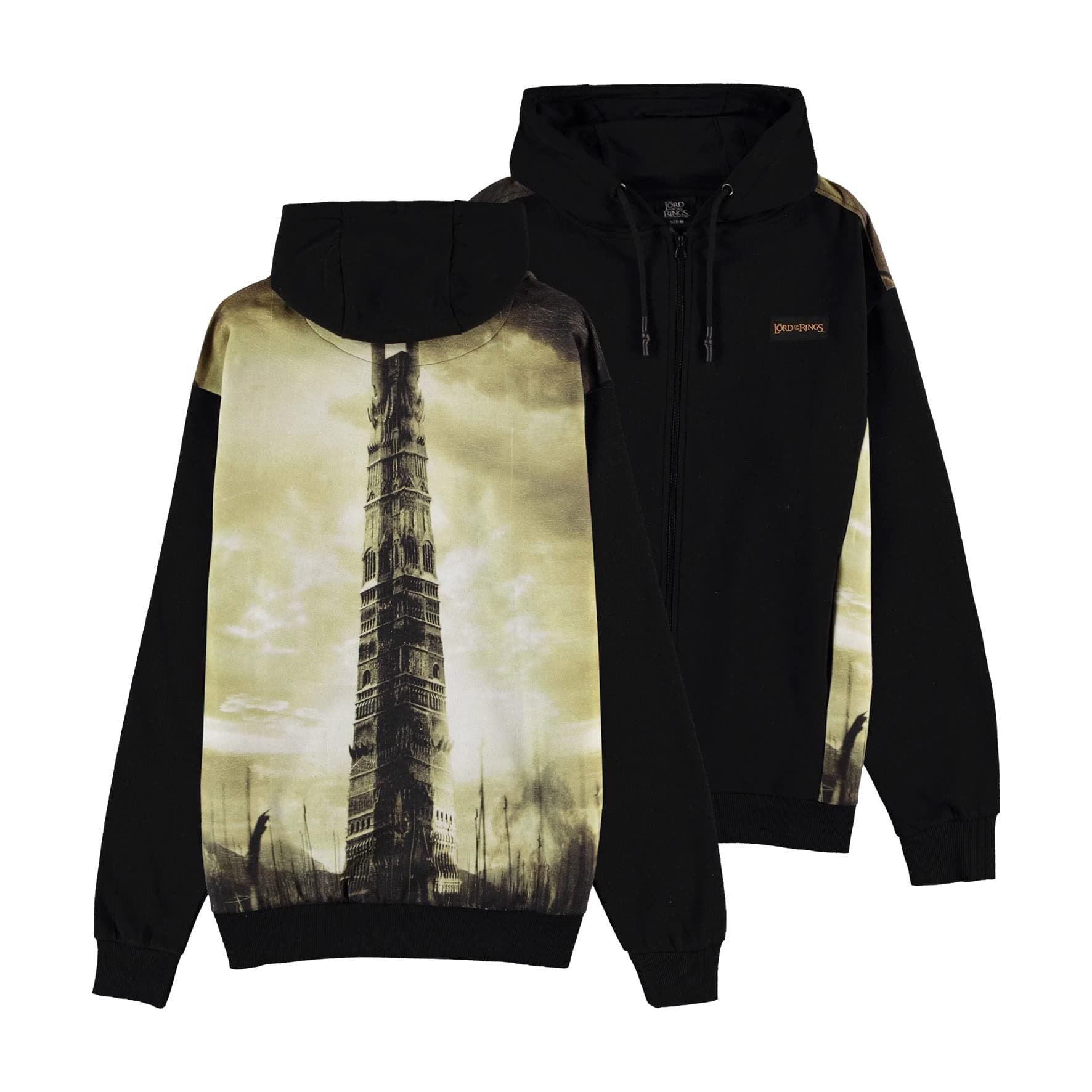 Суичър DIFUZED The Lord of the Rings - Sublimated Print Men's Zipper, XL