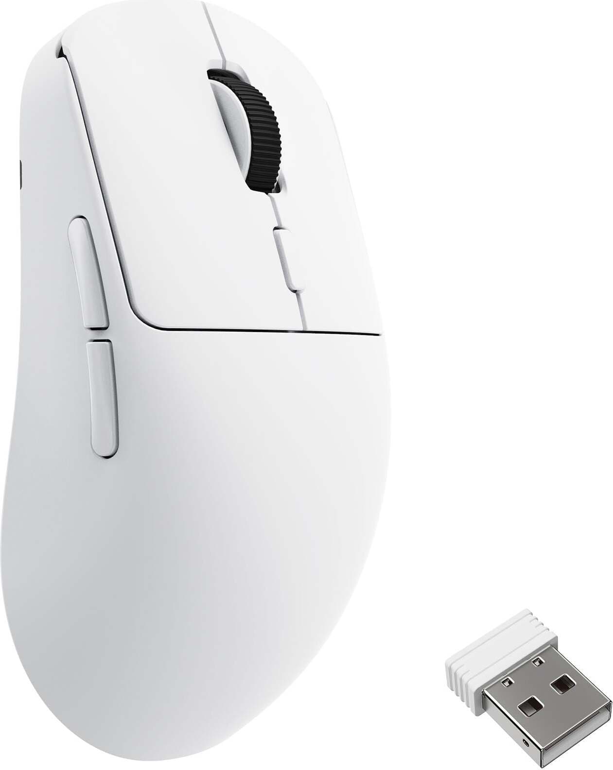 Геймърска Безжична мишка Lemokey G2 8K, Matte White