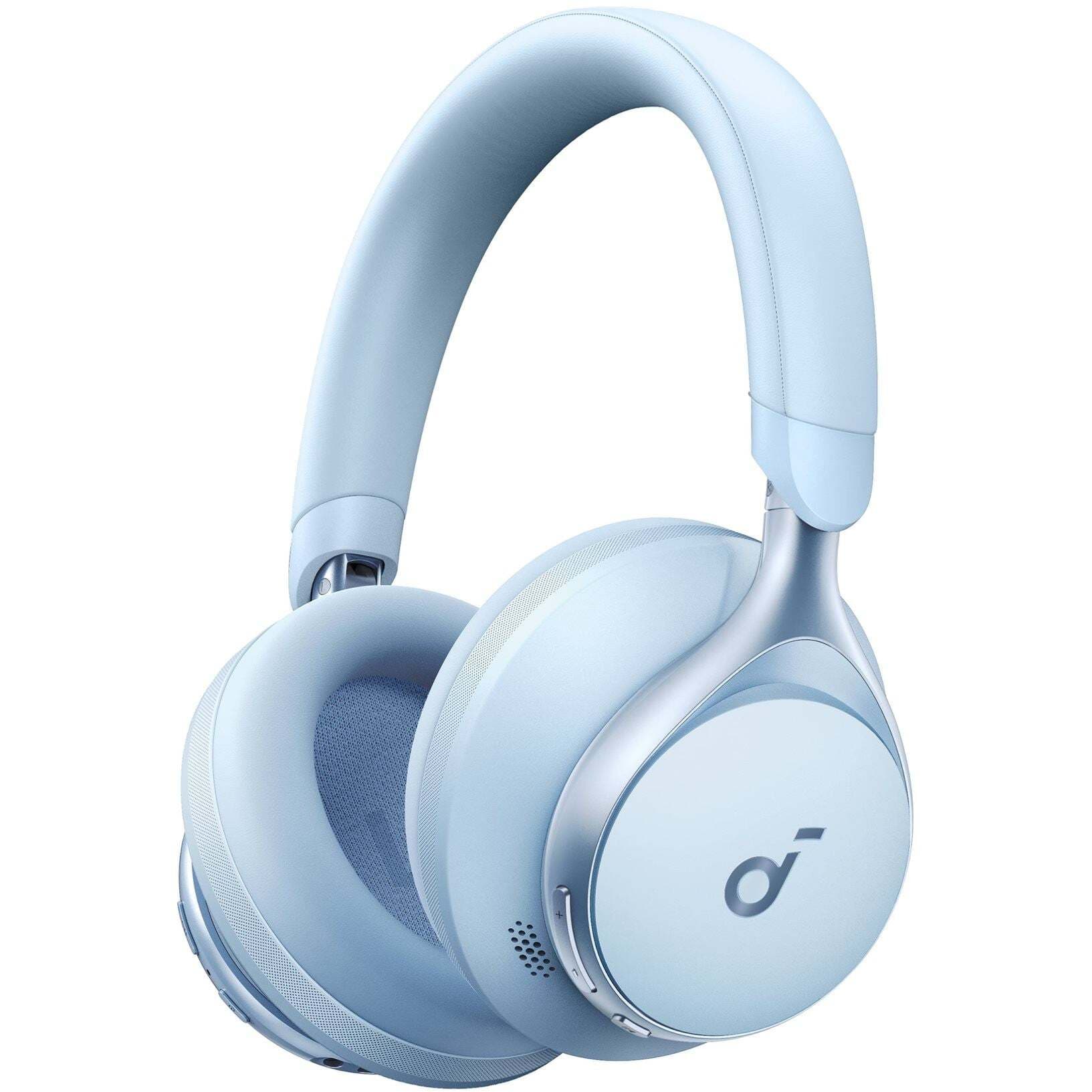 Слушалки Anker soundcore Space One, безжични, Bluetooth, микрофон, 40mm говорители, Noise Cancellation, до 40 часа време на работа, сини