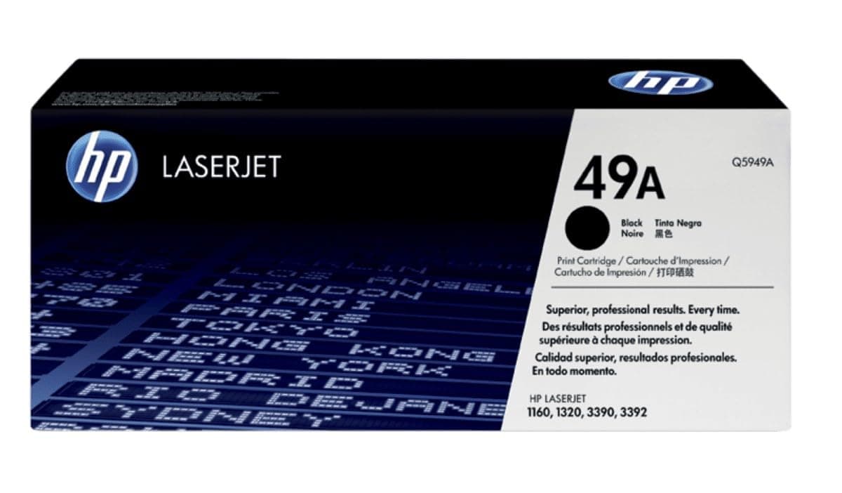 HP 49A оригинална тонер касета LaserJet Q5945A черна стандартен капацитет 2500 страници 1 пакет