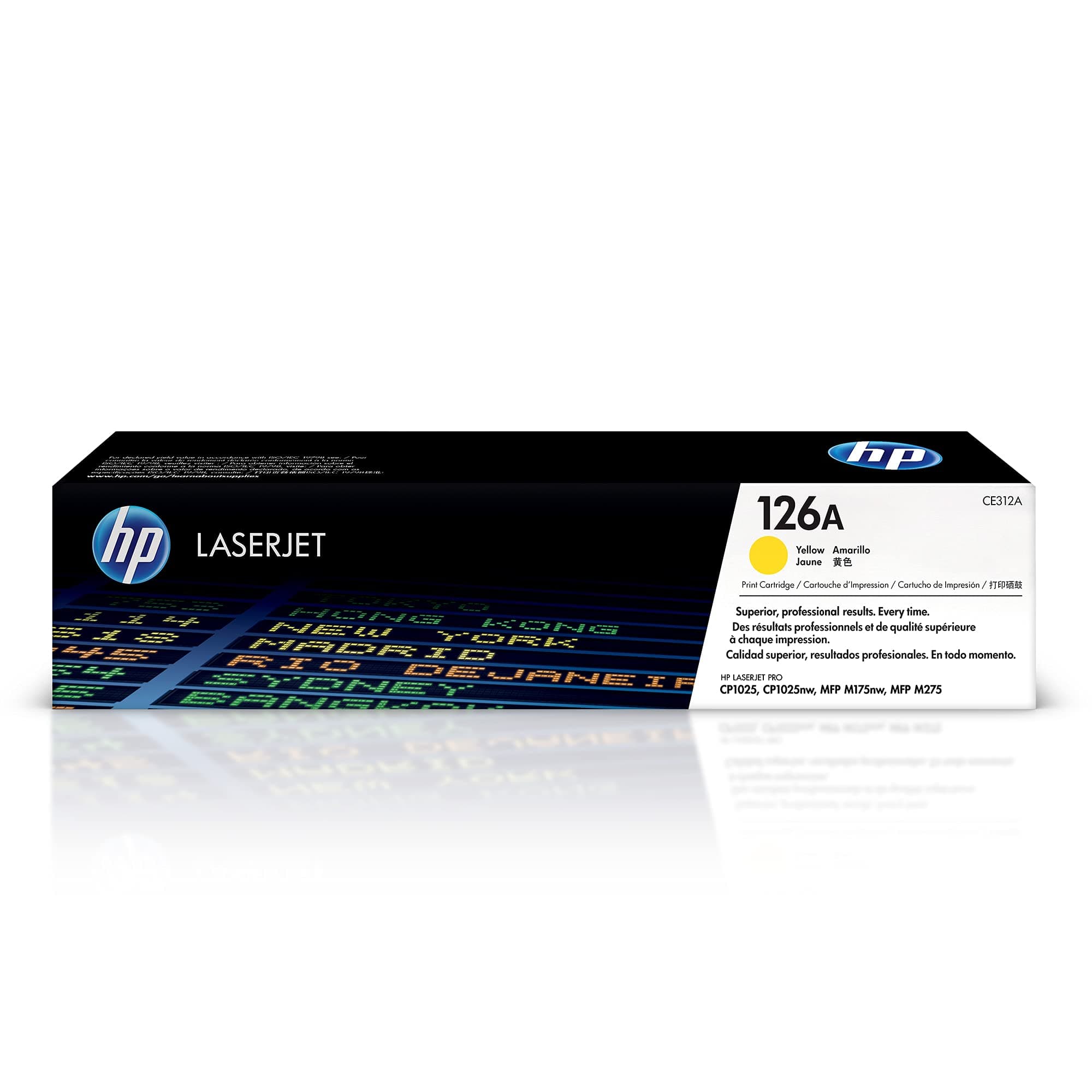 HP 126A оригинална тонер касета LaserJet CE312A жълт стандартен капацитет 1000 страници 1 пакет