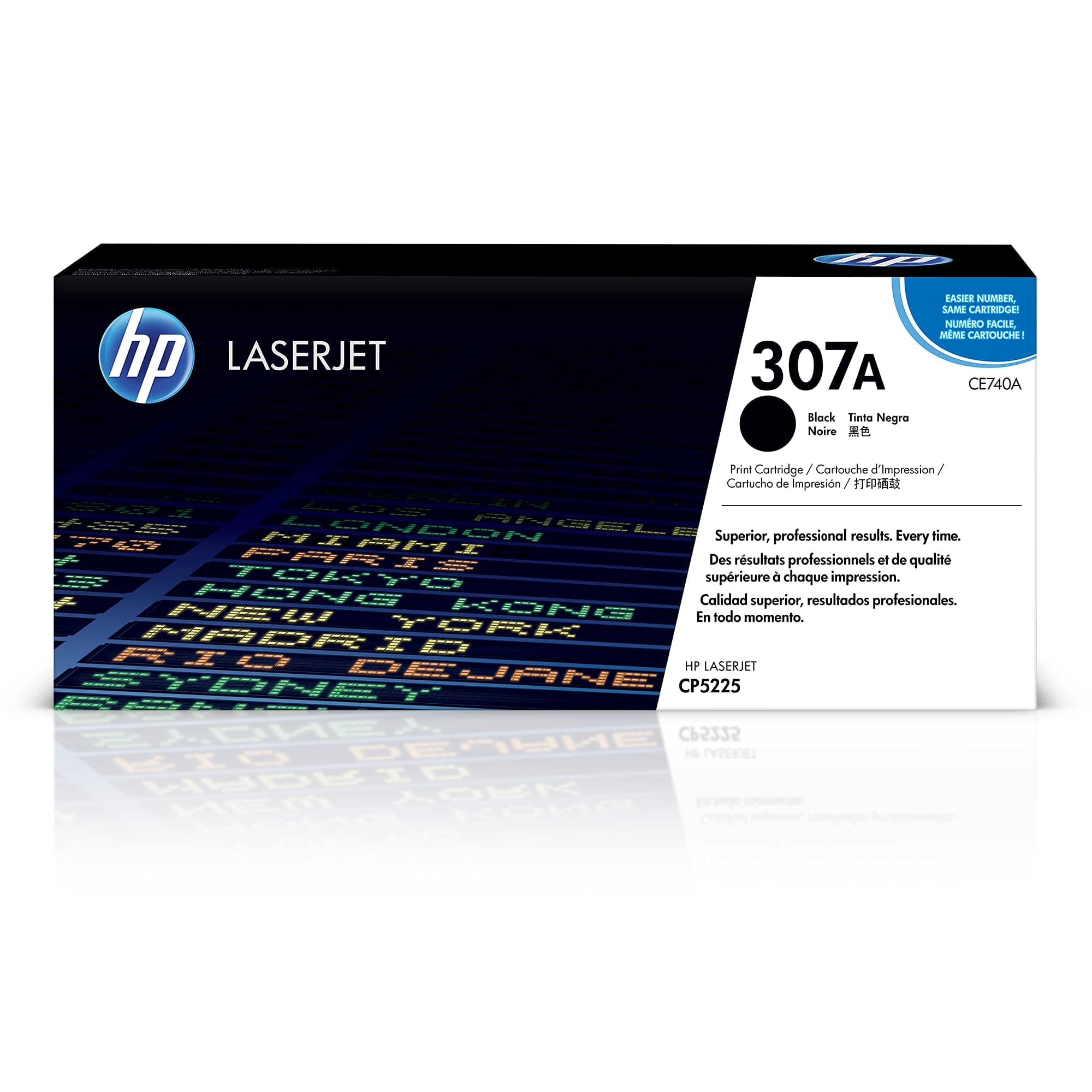 Оригинална тонер касета HP Color Laserjet CE740A черна стандартен капацитет 7 000 страници 1 пакет