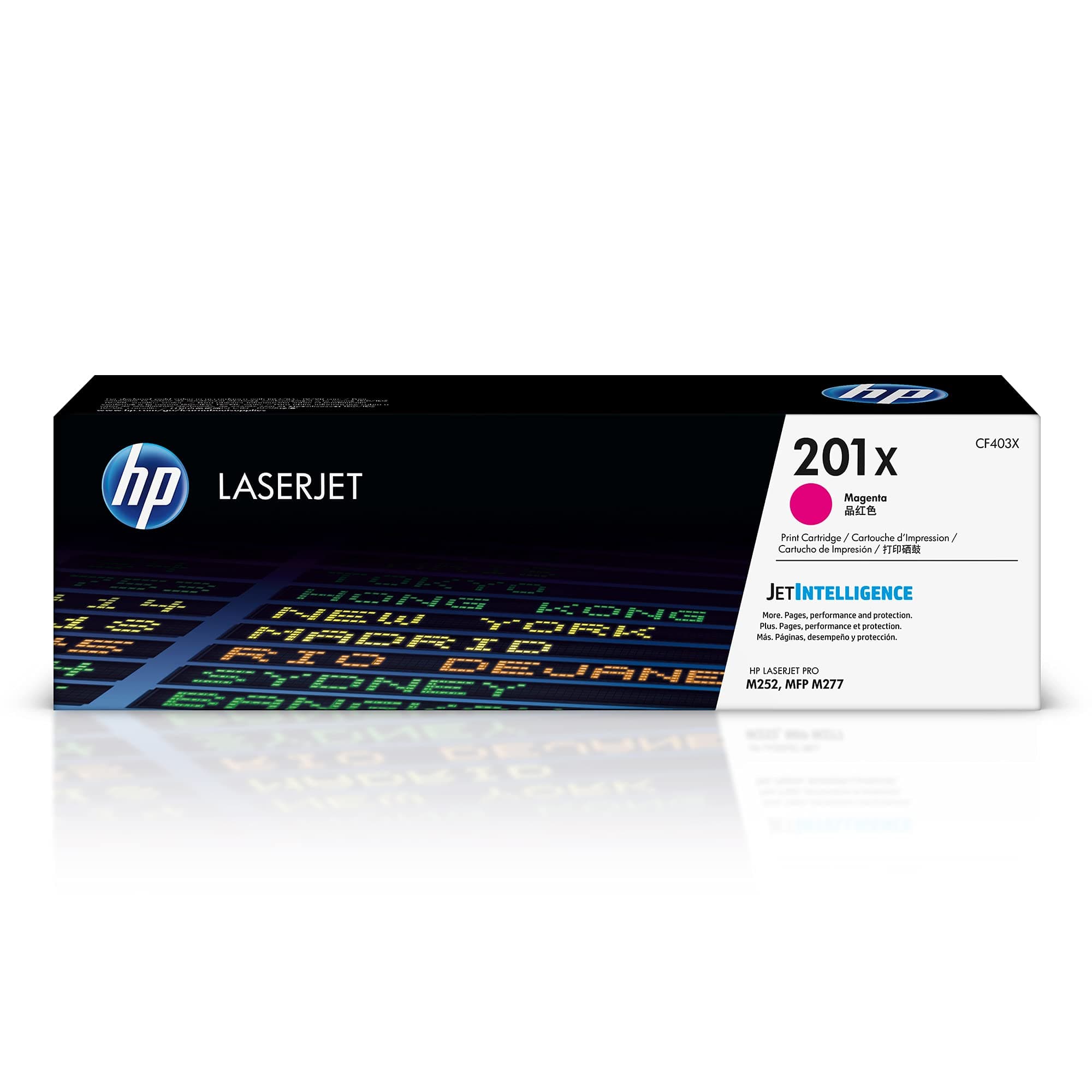 HP 201X оригинална тонер касета CF403X магента 2300 страници голям капацитет