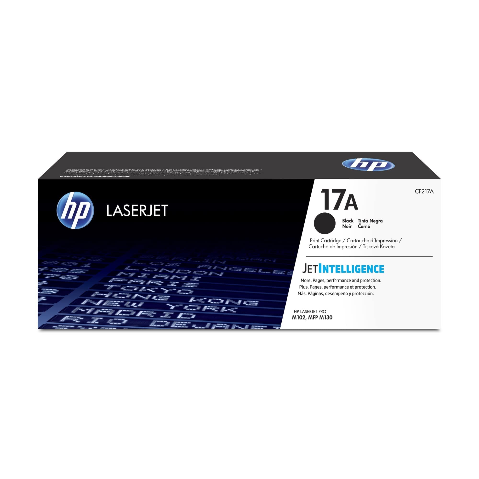 HP 17A оригинален LaserJet тонер черен CF217A