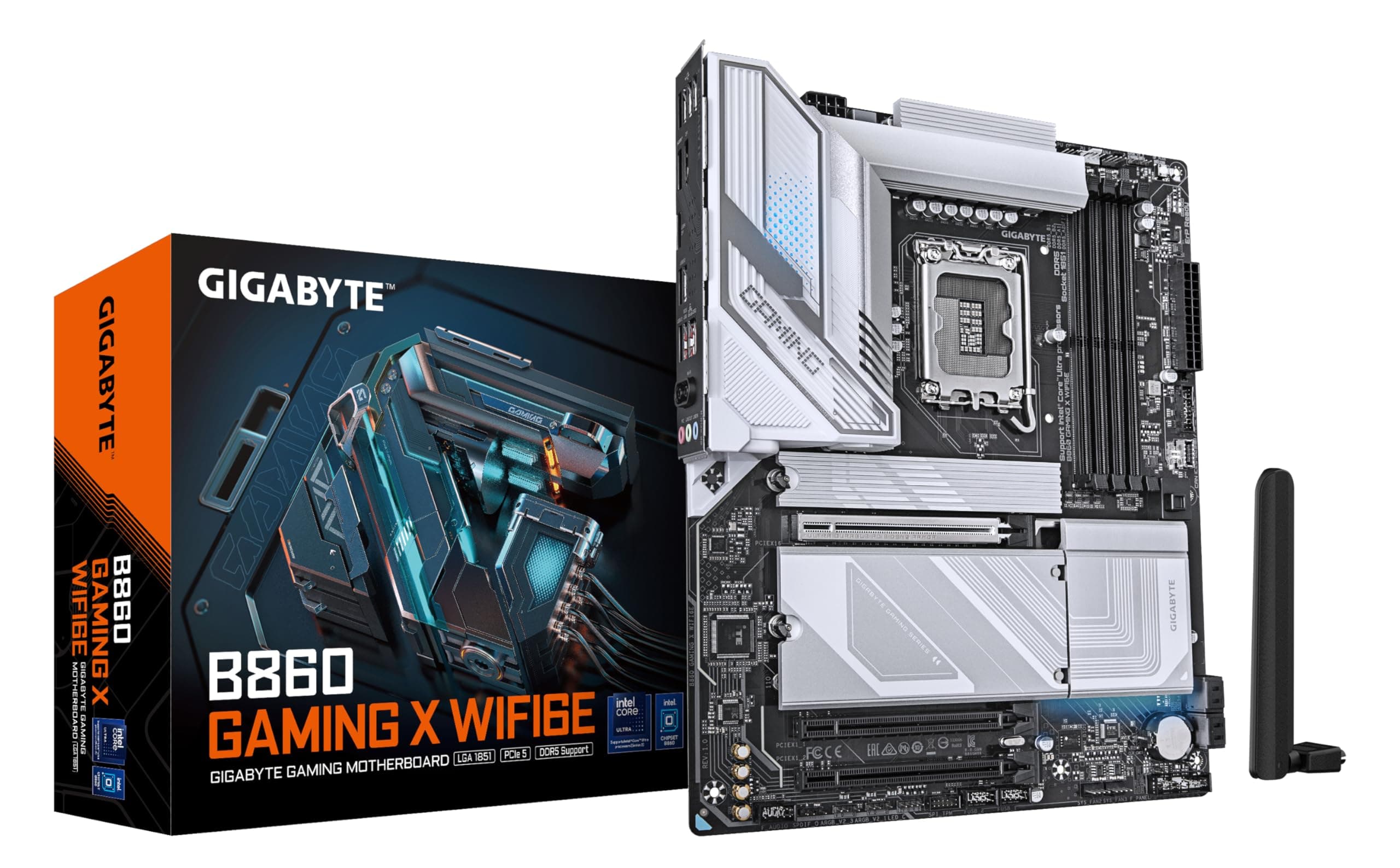 Дънна платка GIGABYTE B860 GAMING X WIFI 6E, LGA 1851