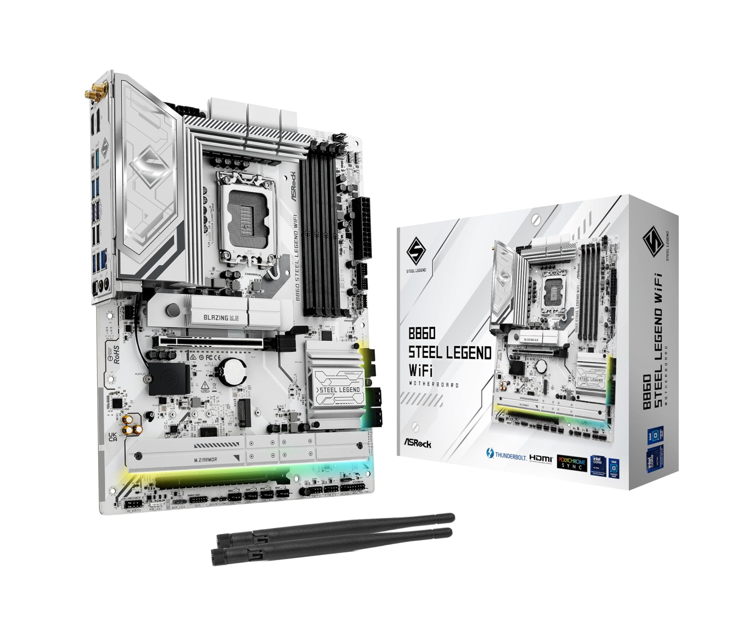 Дънна платка ASRock B860 STEEL LEGEND WIFI 6E, LGA 1851