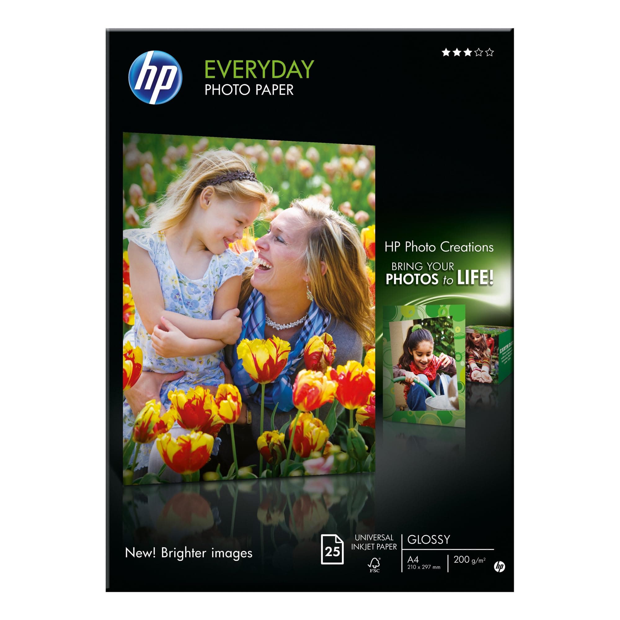 HP original Q5451A Everyday Glossy Photo Paper Ink cartridgejet 200g/m2 A4 25 листа 1 пакет