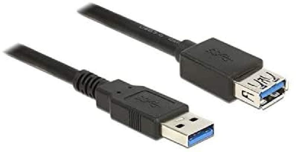 Delock Кабел удължителен екраниран USB 3.0 Type-A мъжко > USB 3.0 Type-A женско 2.0 m black