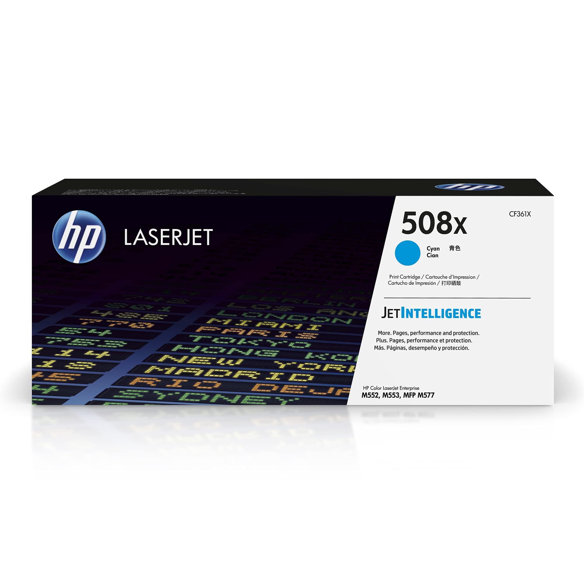 HP 508X оригинална тонер касета CF361X cyan 9.500 страници голям капацитет