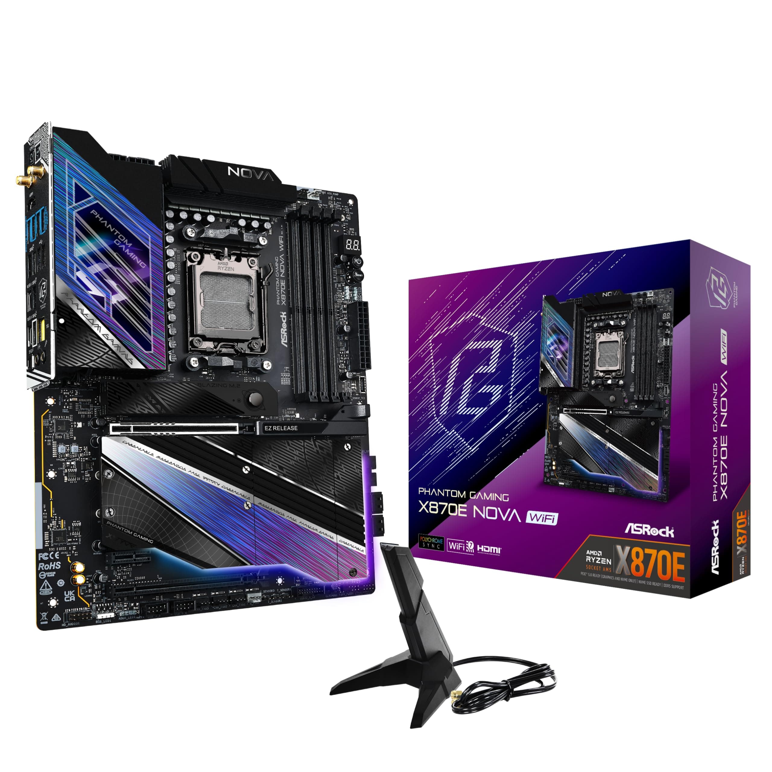 Asrock X870E Phantom Gaming Nova Wi-Fi