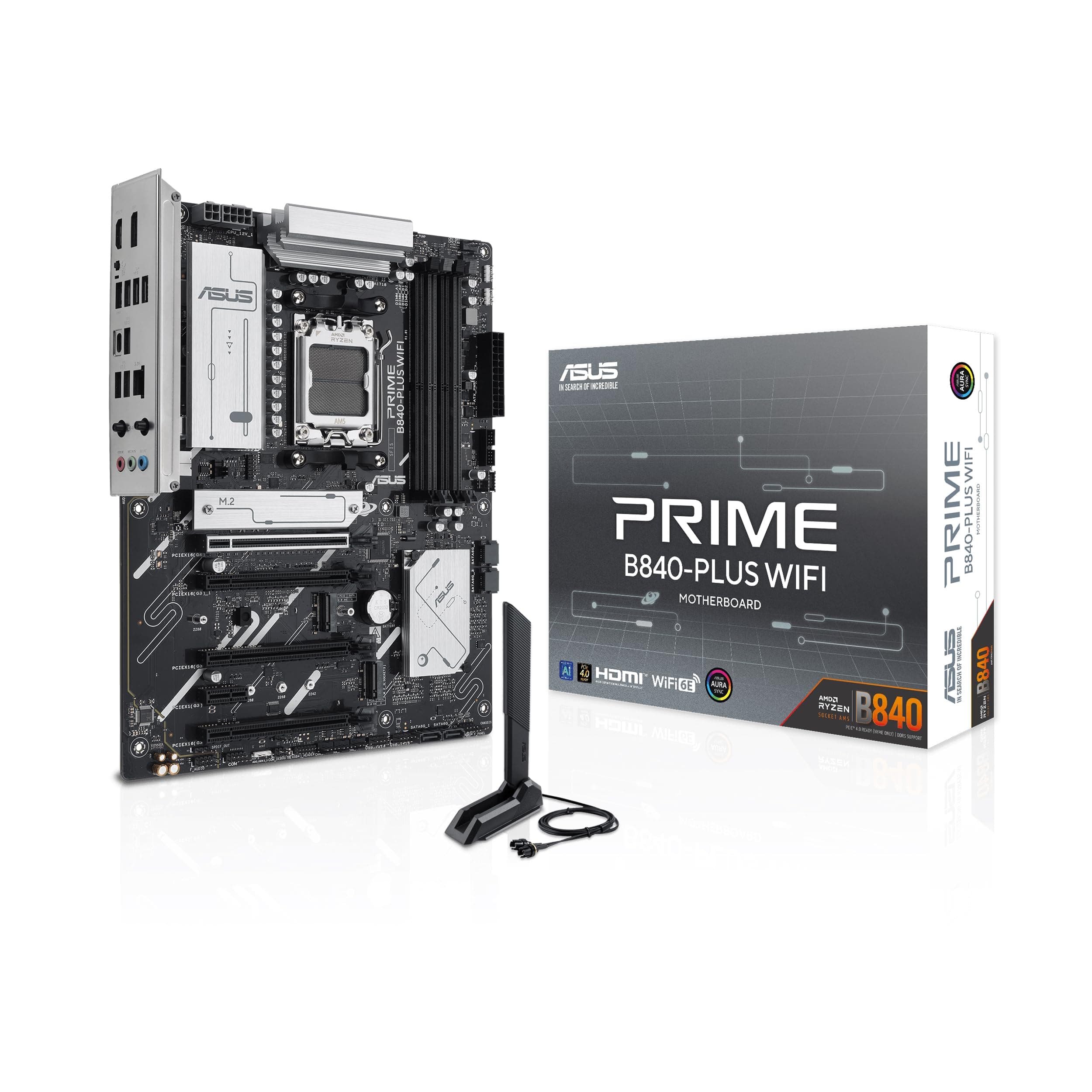 Дънна платка ASUS PRIME B840-PLUS WIFI DDR5, AM5