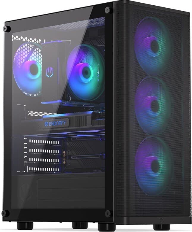 Кутия ENDORFY Ventum 200 ARGB - Middle Tower