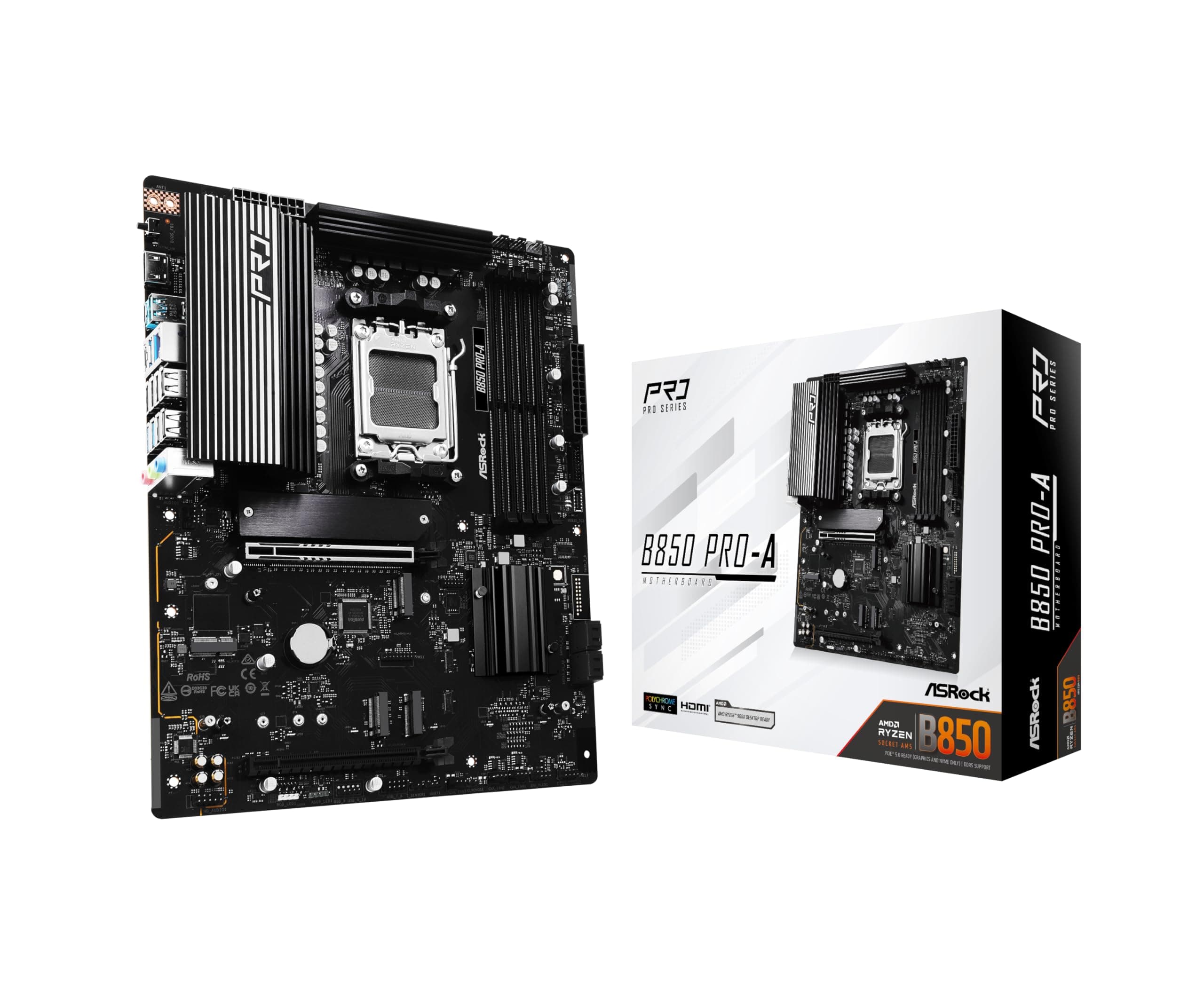 Дънна платка ASRock B850 PRO-A socket AM5