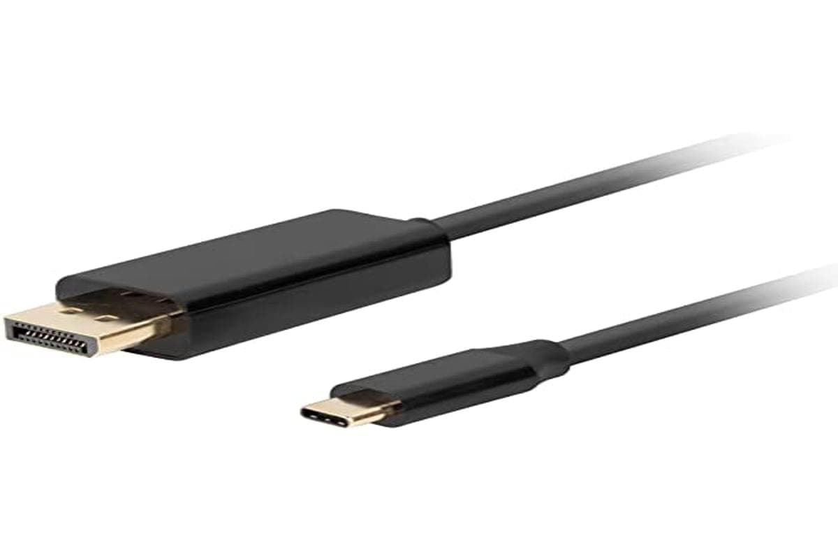 Lanberg USB-C (M) -> display port (M) cable 1.8m 4K 60Hz, black