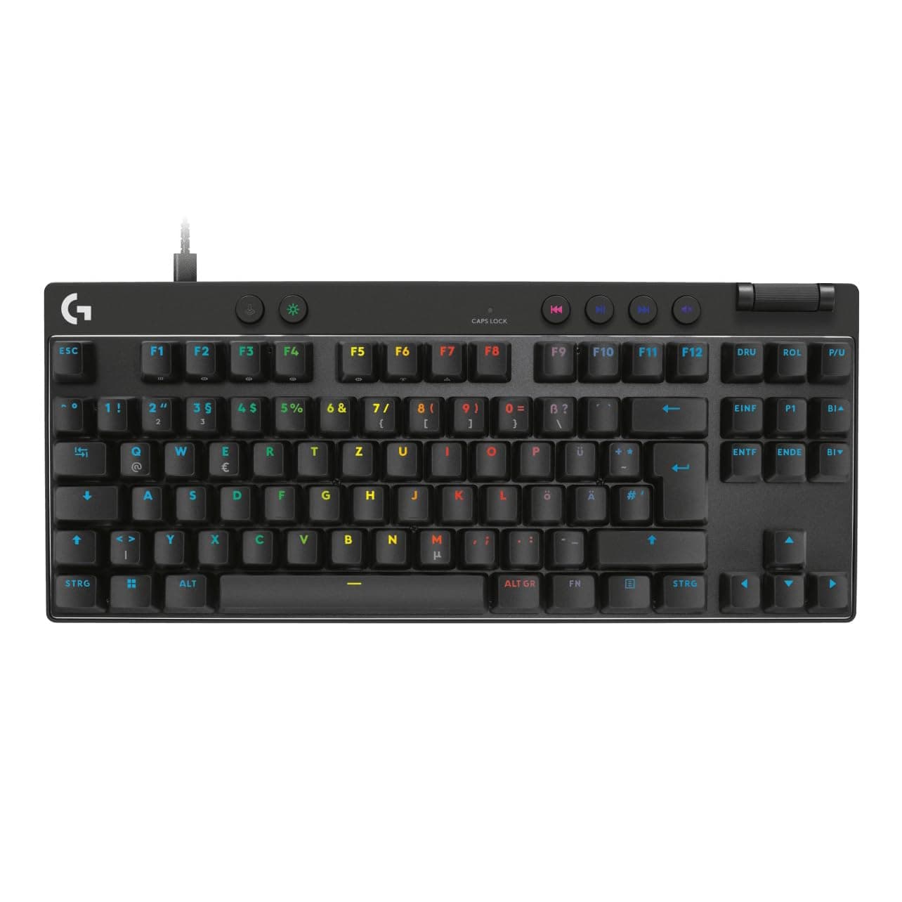 Геймърска механична клавиатура Logitech G Pro X RAPID TKL, Magnetic Analog Switch, Черен